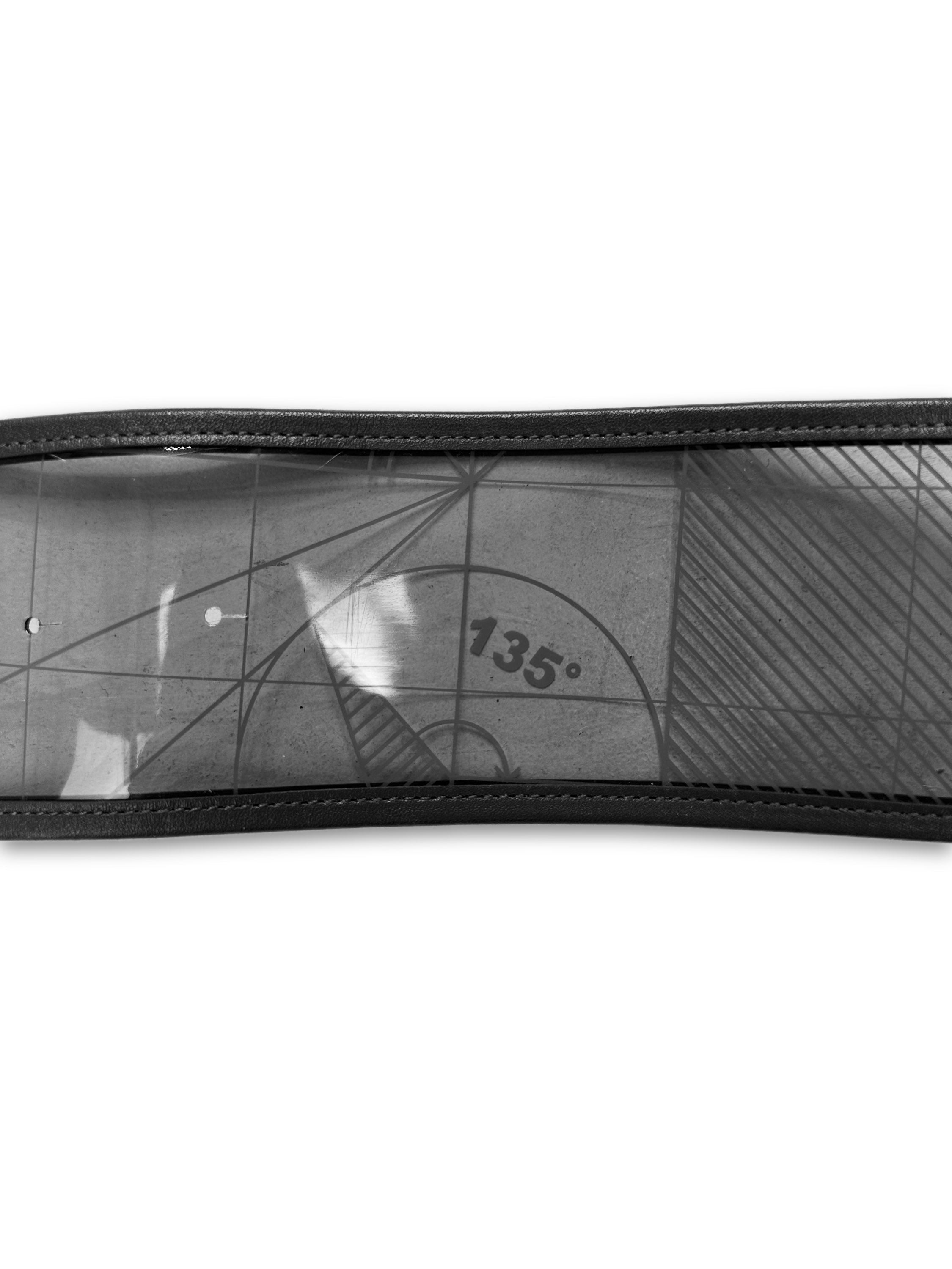 00s Issey Miyake Pleats Please ‘Protractor’ PVC Belt