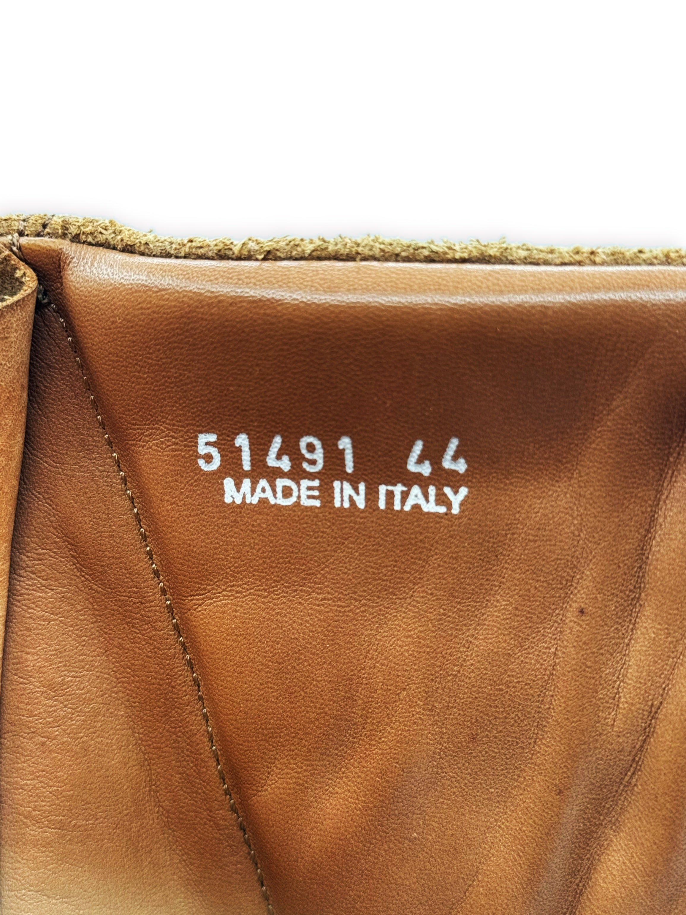 AW11 Rick Owens ‘Mohawk’ Limo Brown Suede Front Zip Hi-top Boots