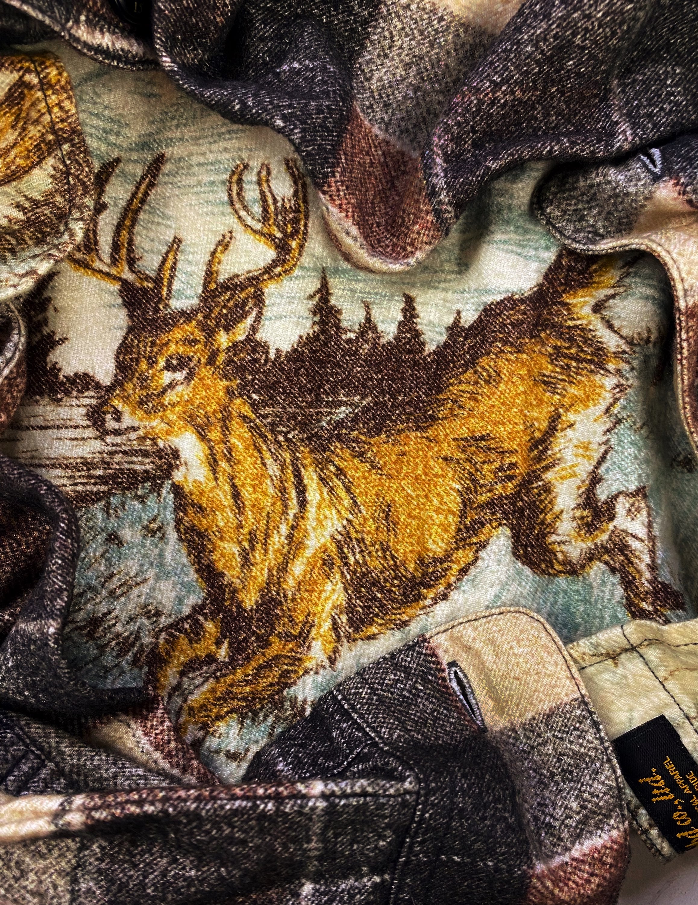 AW15 Neighborhood x Burton ‘Landscape’ Gradient Flannel Jacket