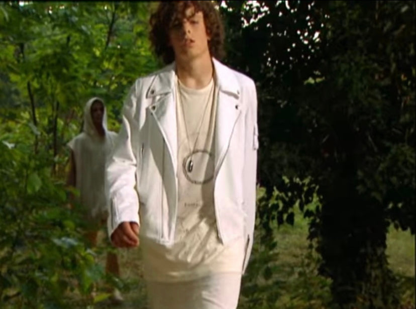 SS04 Raf Simons “MTCBU” Cotton Cargo Pocket Biker Jacket