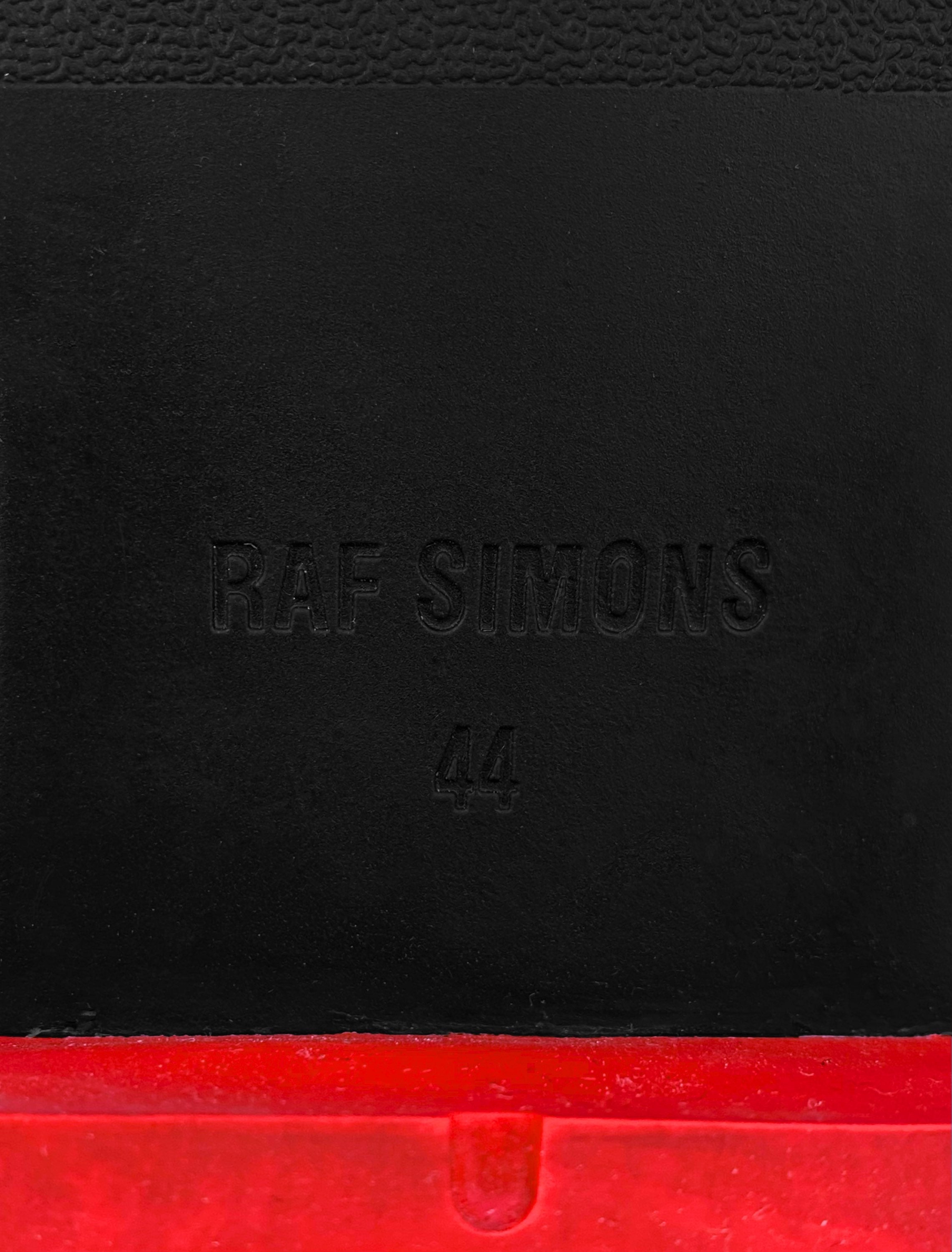 AW20 Raf Simons Solaris-2 Runner Black Leather Backzip Boots