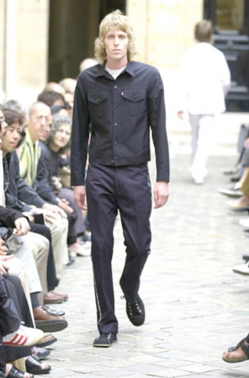 SS02 Junya Watanabe “Greet Others Pleasantly” Poem Trousers