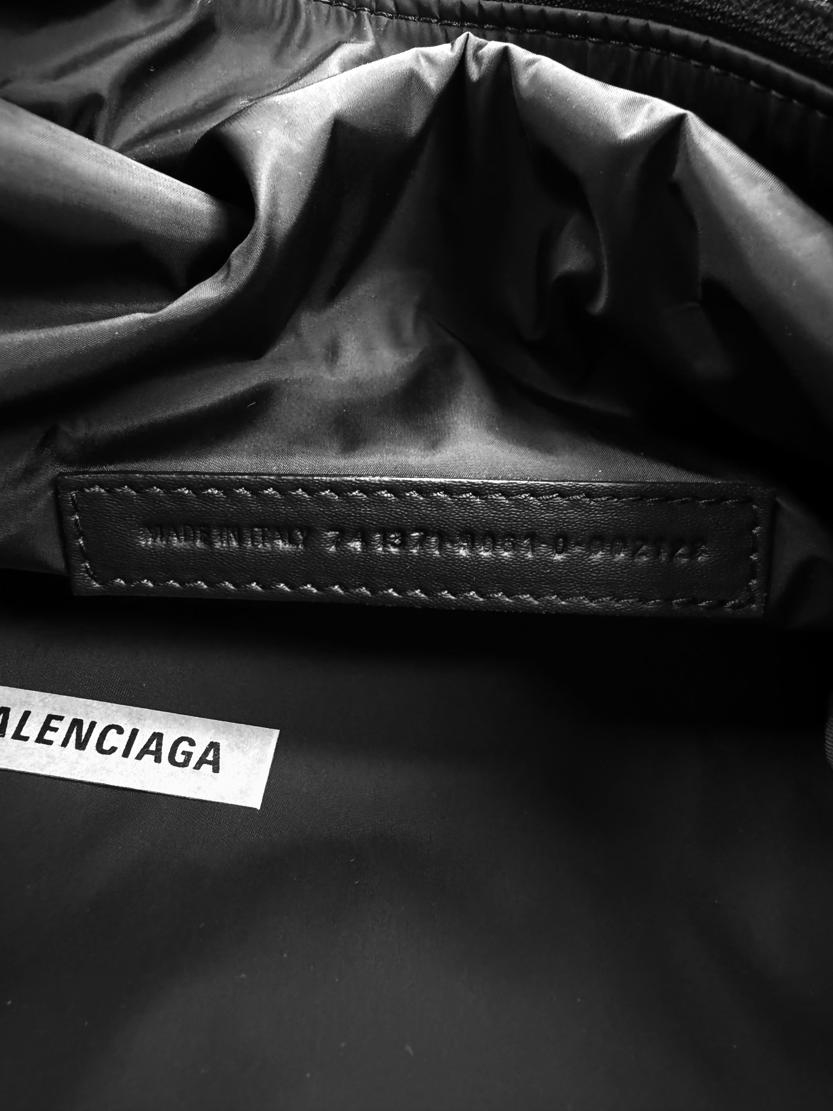 AW21 Balenciaga ‘Snow Camo’ Convertible Duffle Backpack