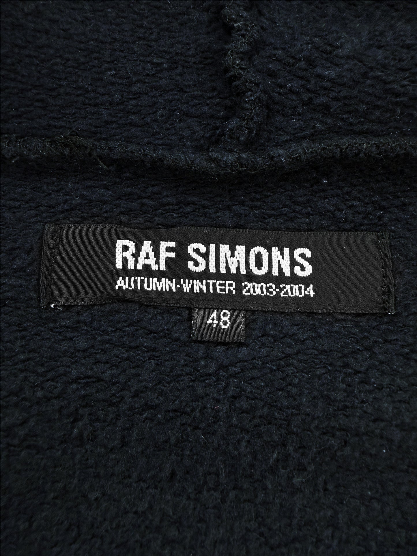 AW03 Raf Simons ‘PCL’ Closer Raglan Oversized Graphic Hoodie