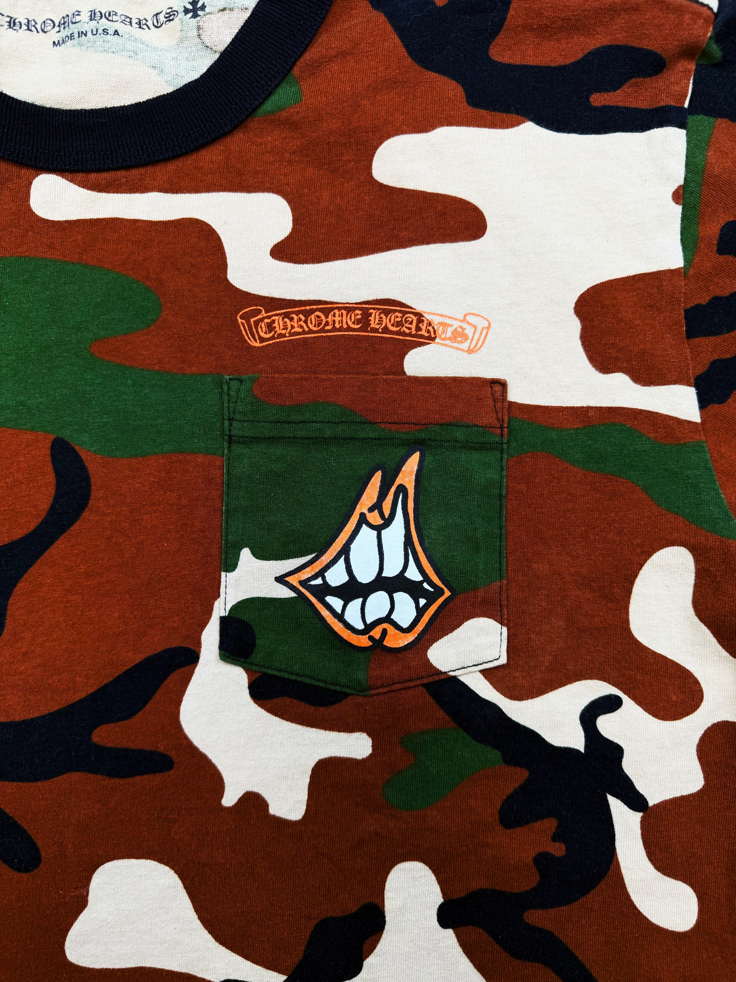Chrome Hearts x Matty Boy ‘Caution’ Camoflague T-Shirt