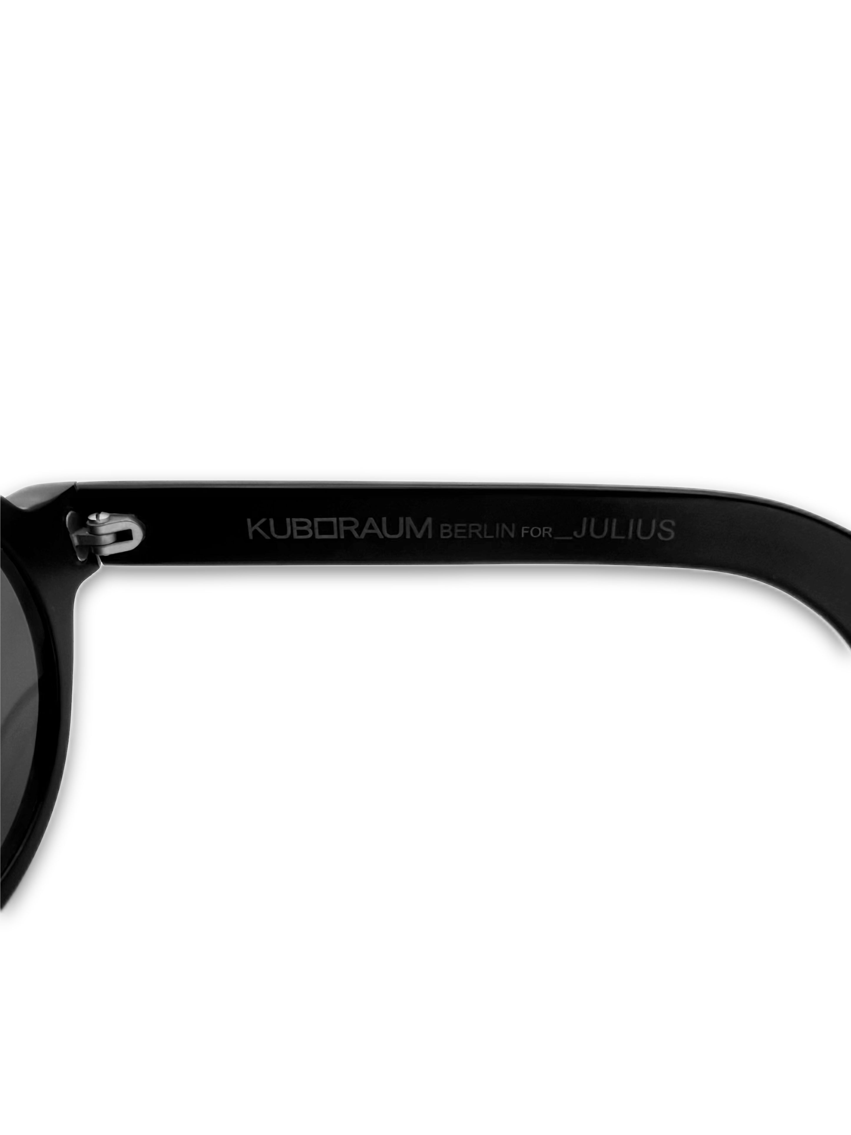 Julius x Kuboraum M7 Black Circle Lens Sunglasses