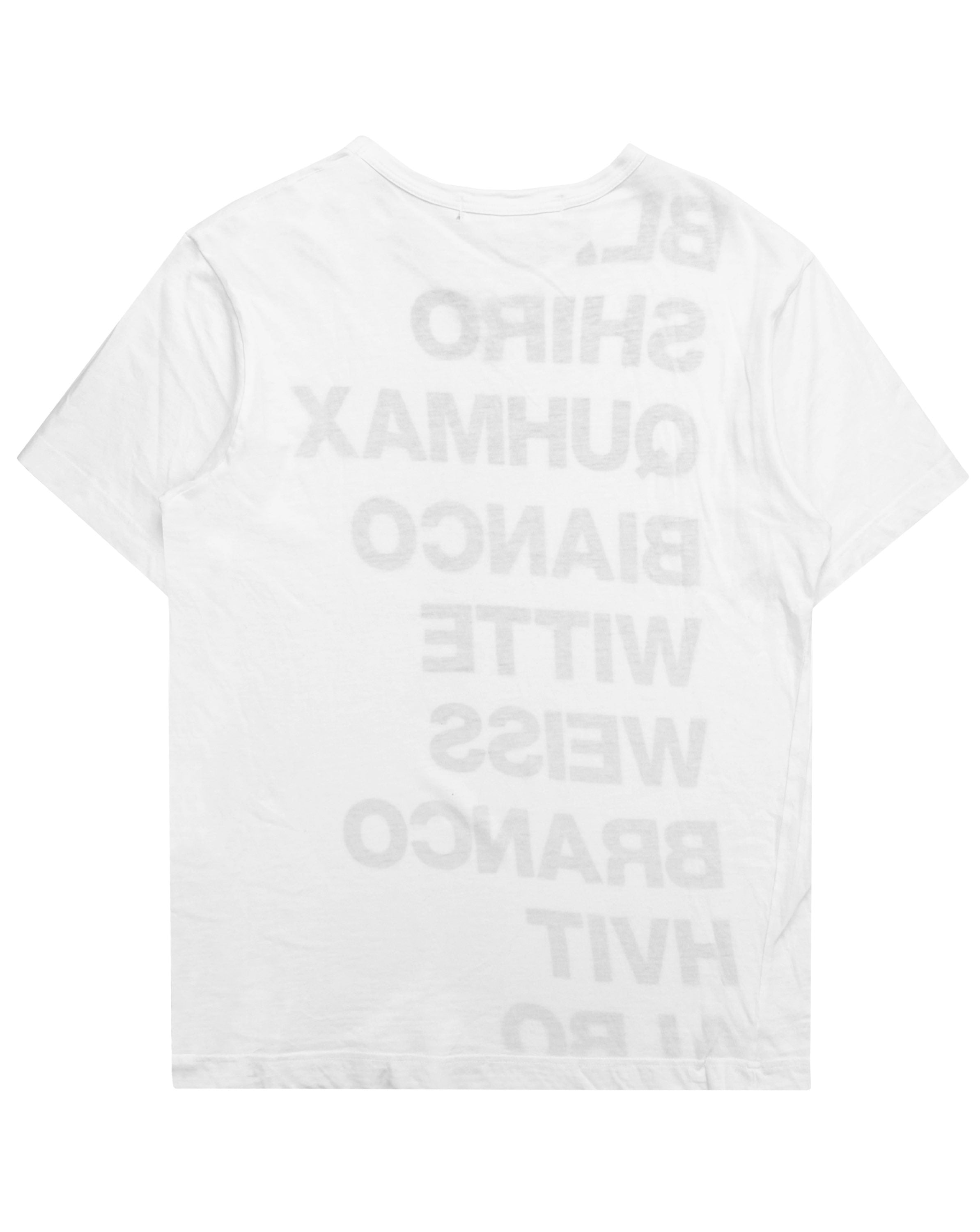 Comme des Garçons SHIRT ‘Script’ Reversible T-Shirt