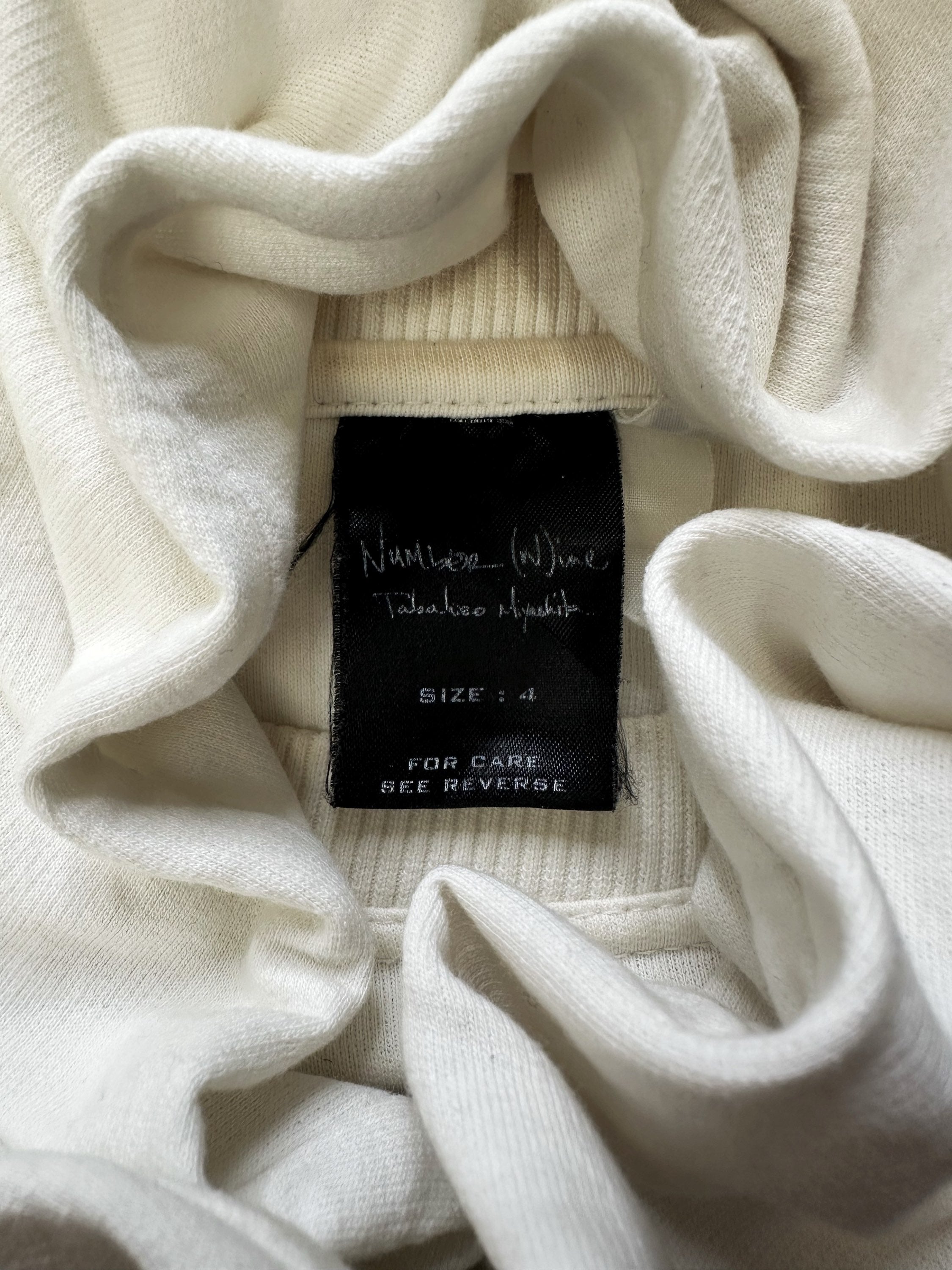 00s Number (N)ine ‘Superstar’ Patched Collegiate Crewneck