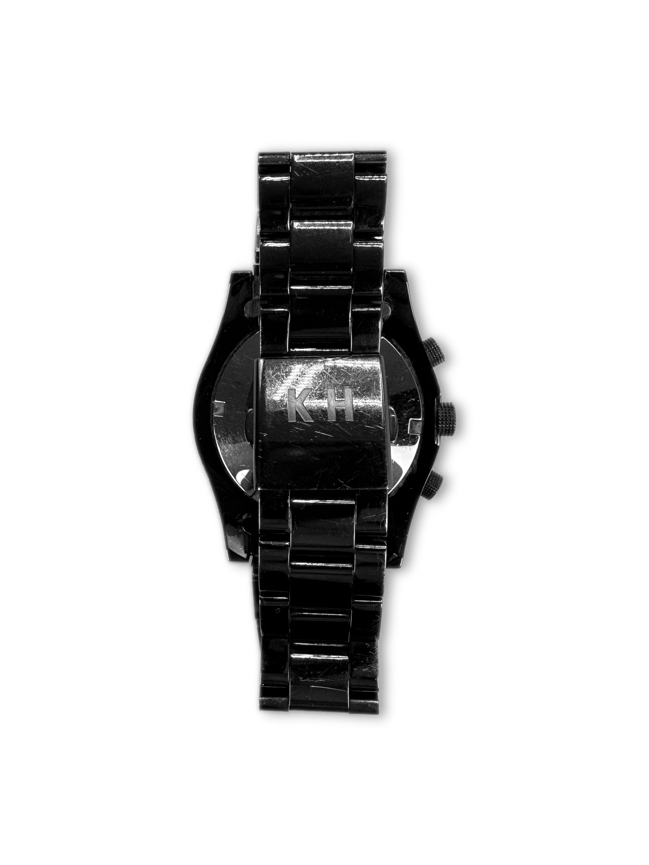 Katharine Hamnett Chronograph Black Bezel Watch