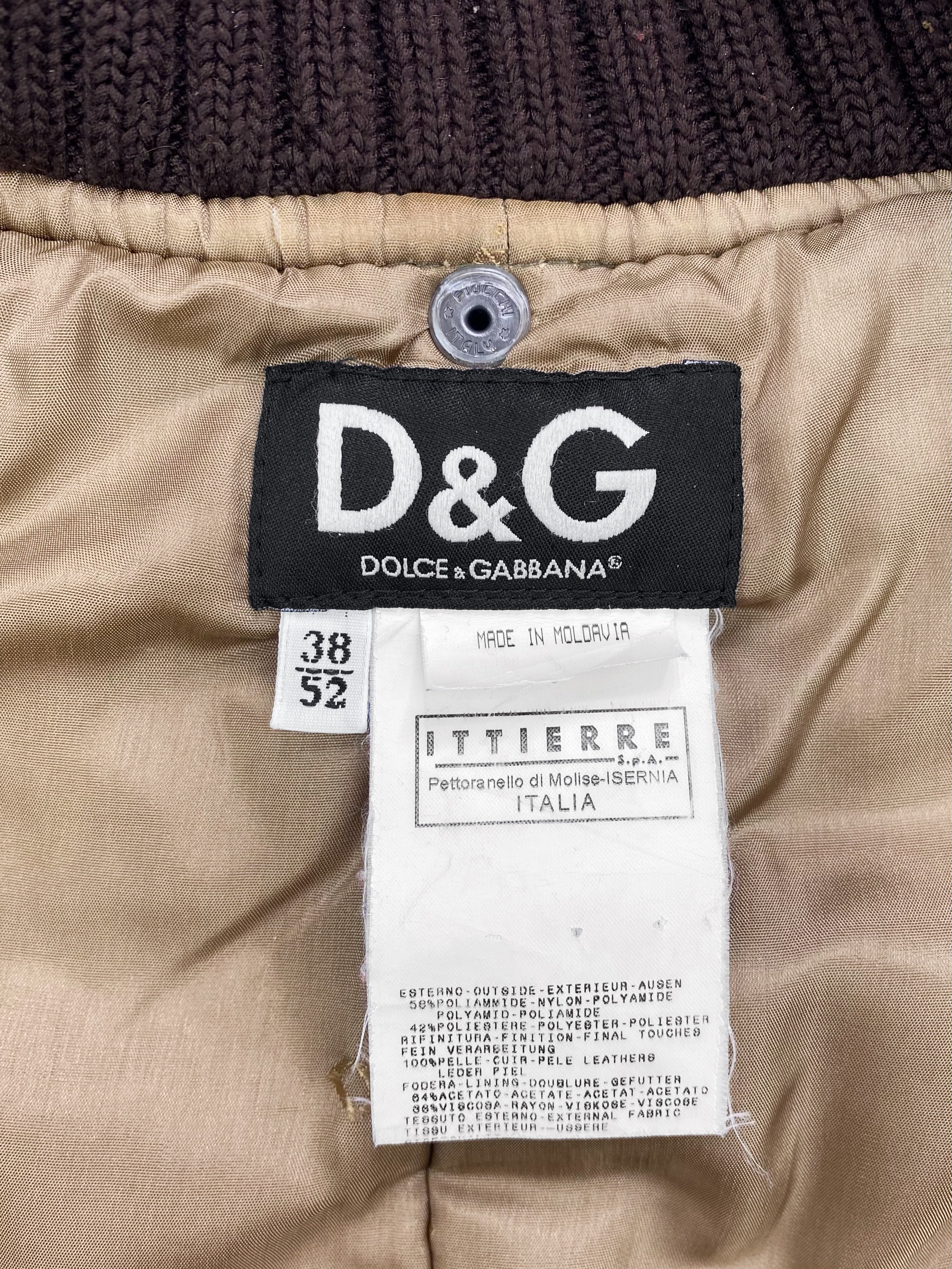 2000’s Dolce & Gabbana Belted Nylon Cargo Jacket