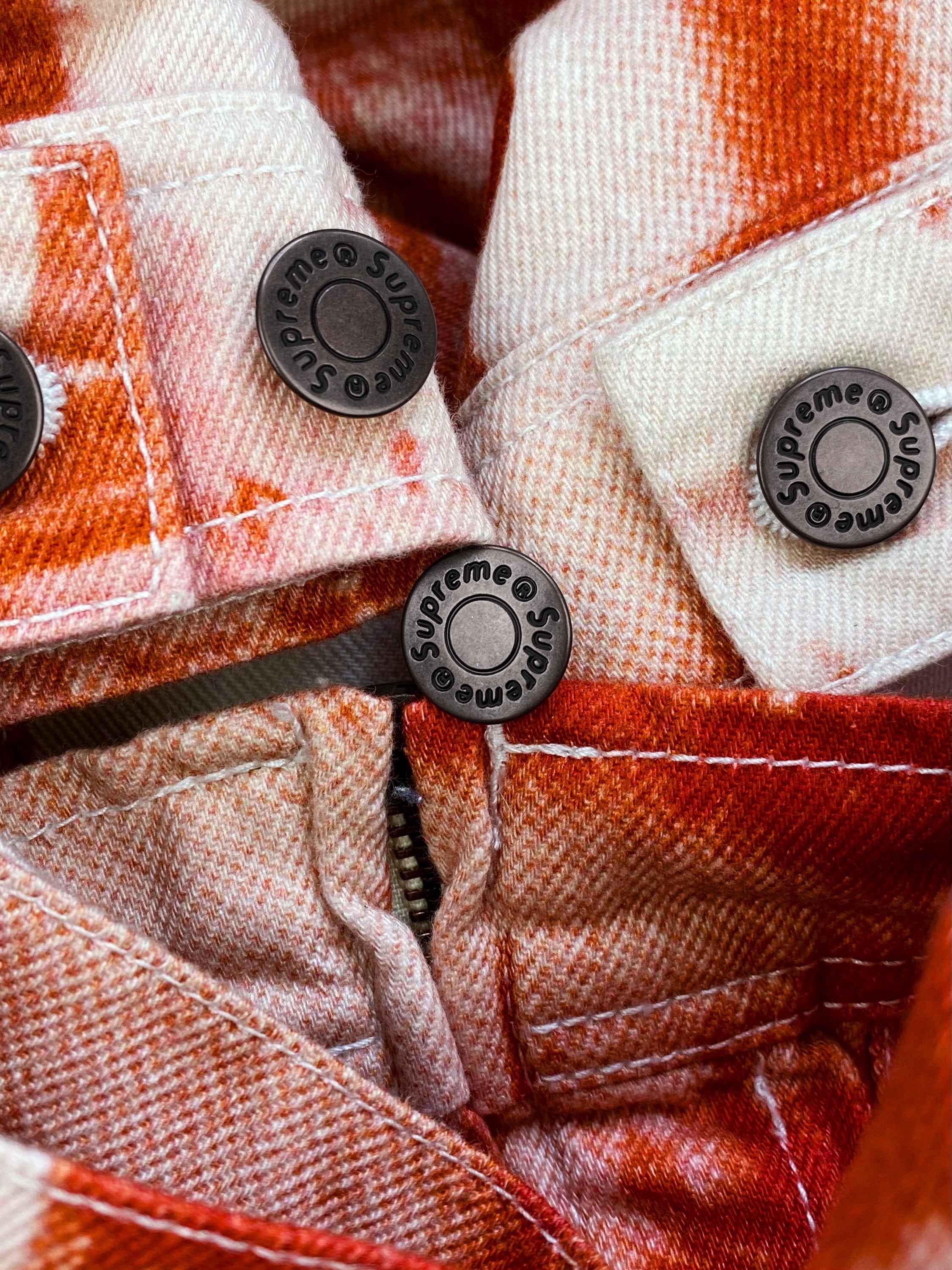 AW21 Supreme x Christopher Wool ‘Untitled’ Graffiti Denim Jacket