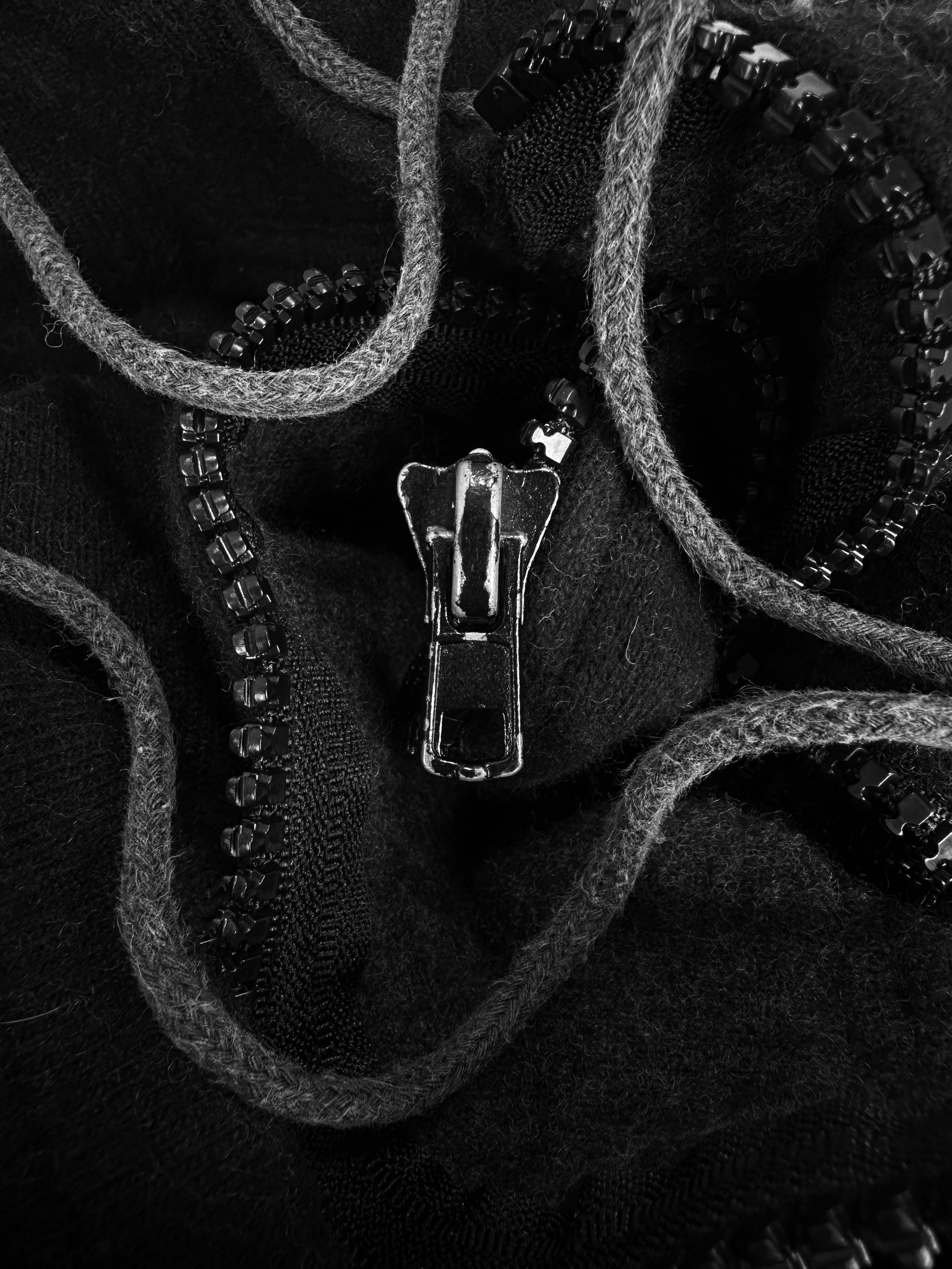 AW05 Raf Simons ‘History of My World’ Black Wool Cloak Cape