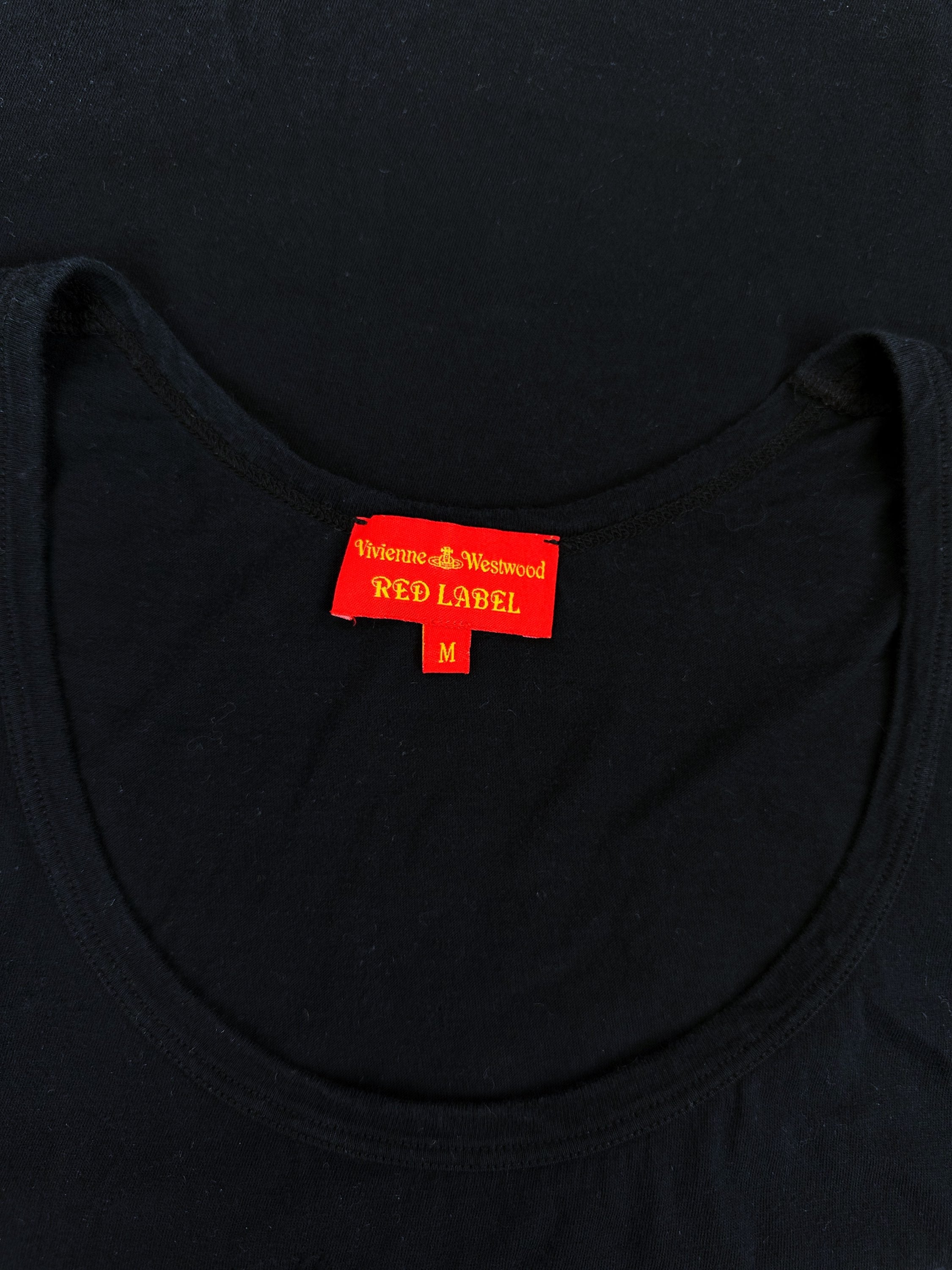 Vivienne Westwood ‘Orb’ Embroidered Navy Blue Tank-top