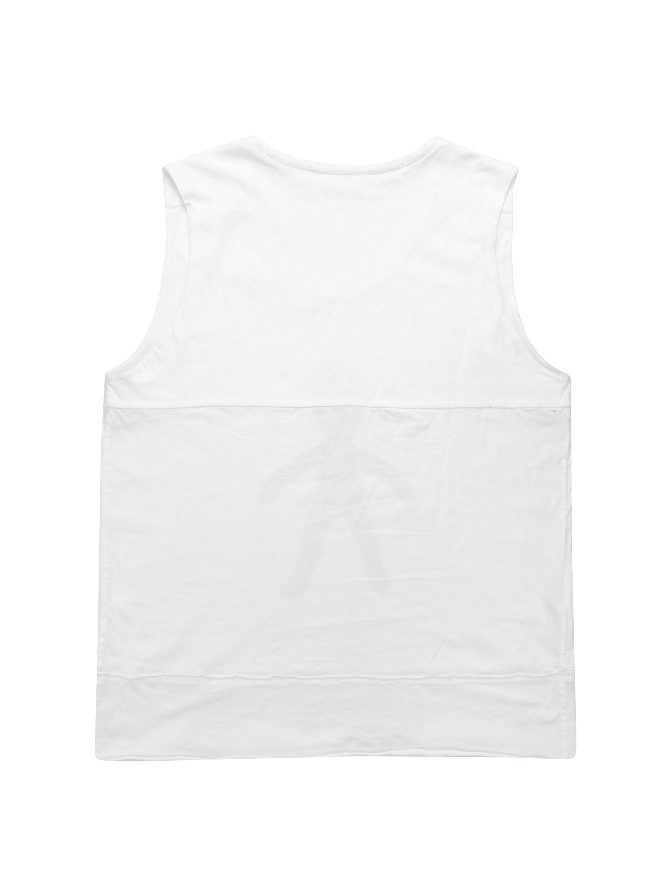 Marni Pirate Doll Graphic White Tank-top