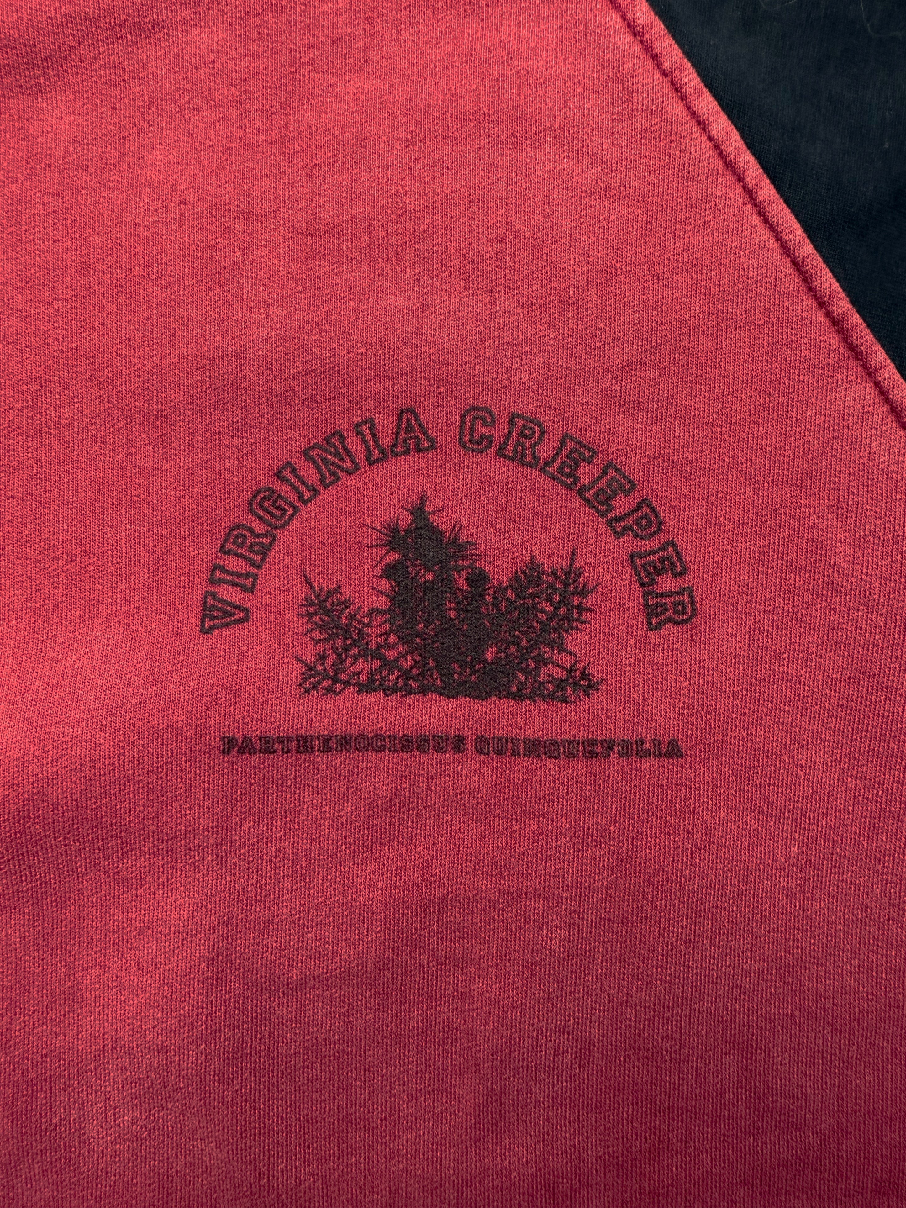 AW02 Raf Simons ‘Virginia Creeper’ Red Raglan T-Shirt