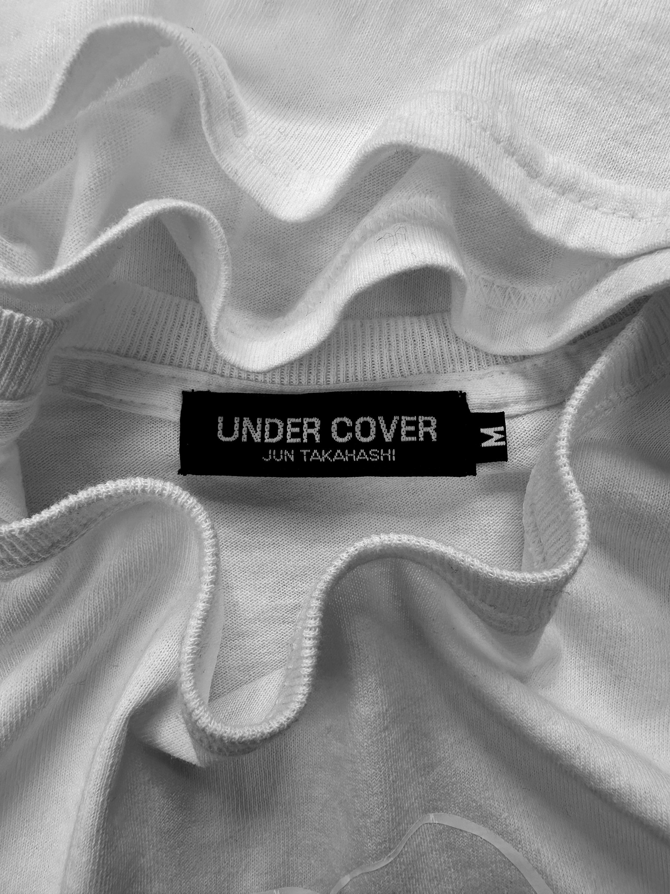 00s Undercover ‘Teddy Bear’ Stencil Graphic White T-Shirt