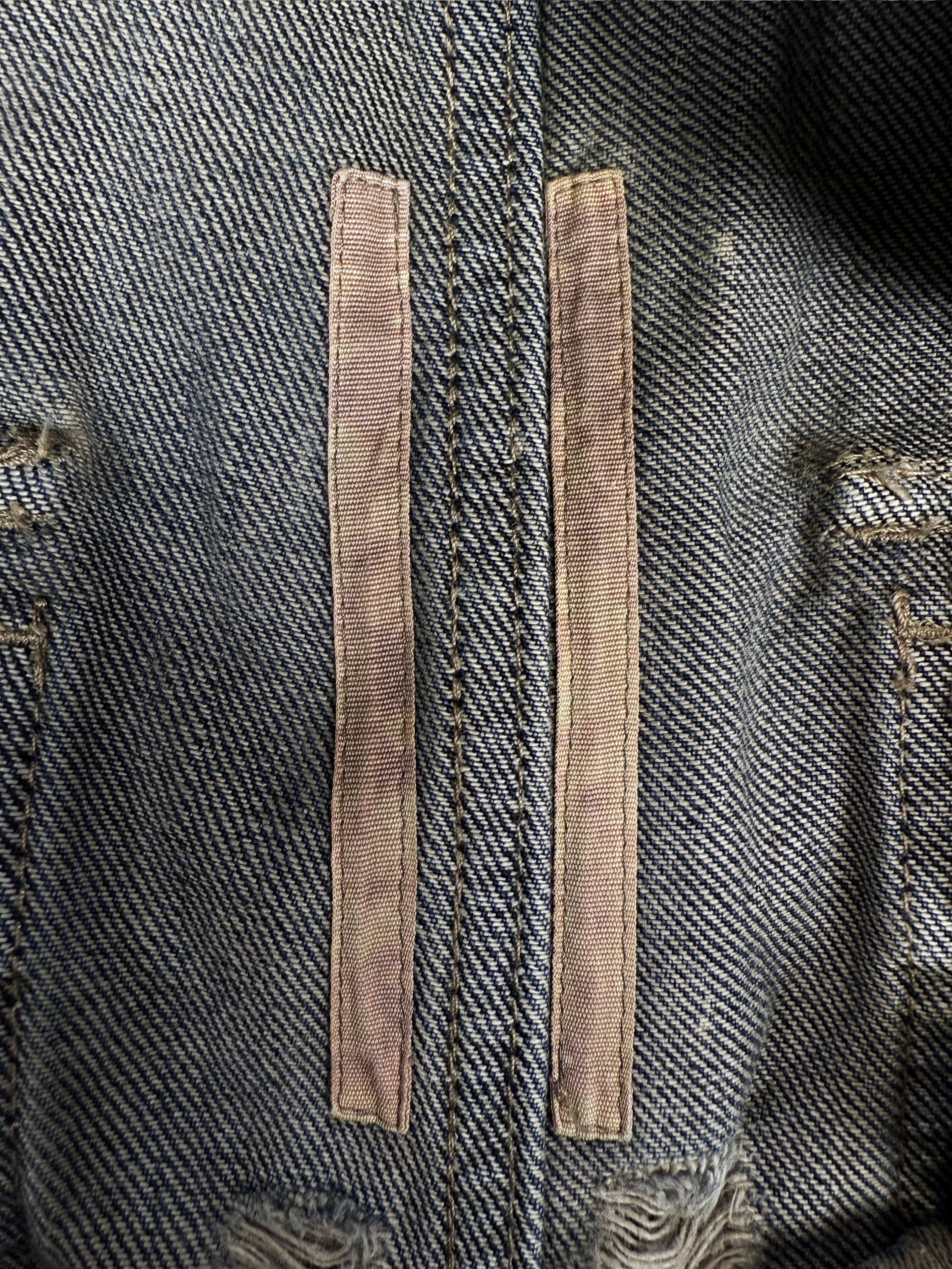 Rick Owens DRKSHDW ‘Slashed’ Distressed Mineral Pusher Pants