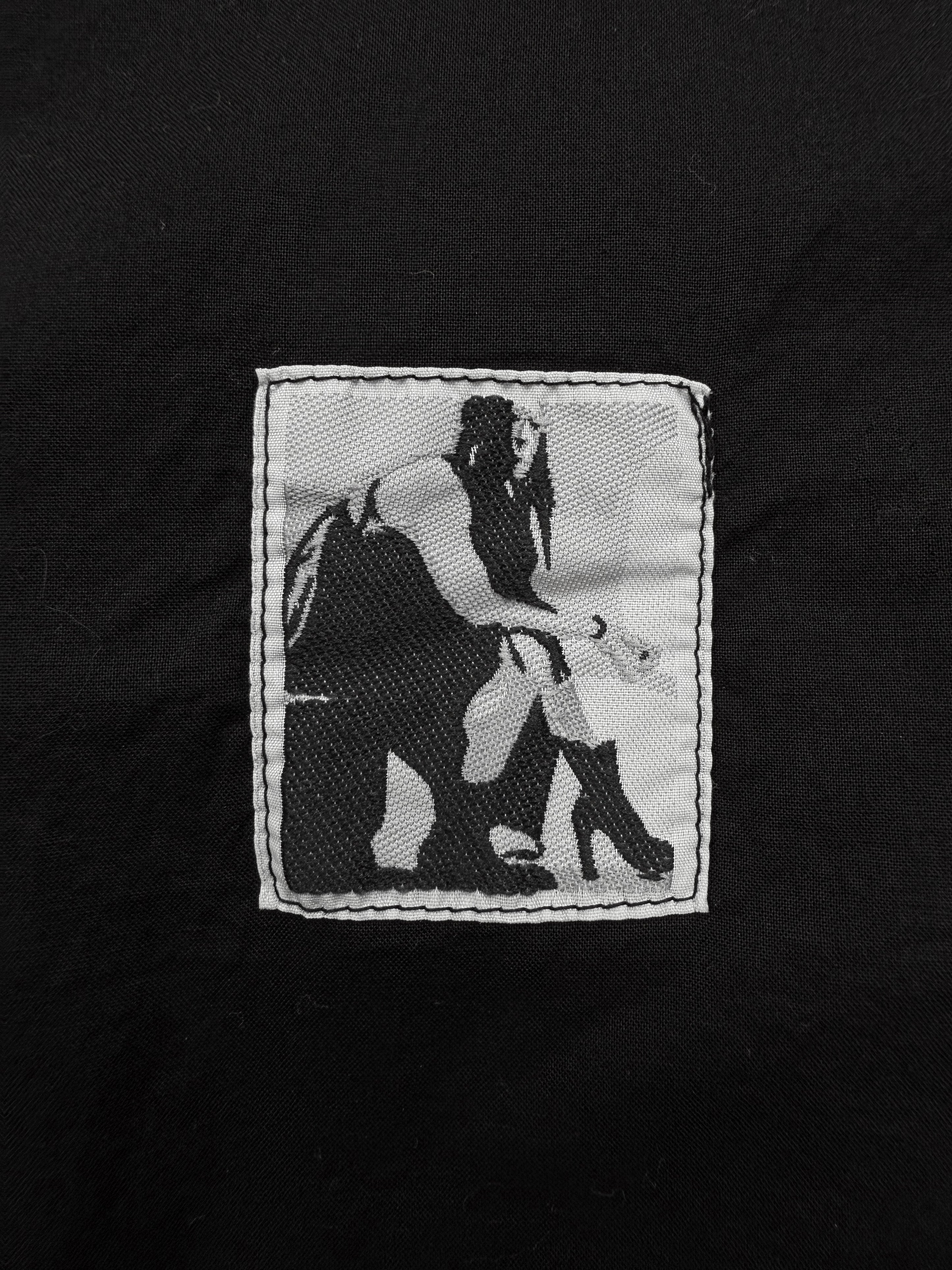 AW22 Rick Owens DRKSHDW ‘Gimp’ Full Zip Black Eye Slit Jacket
