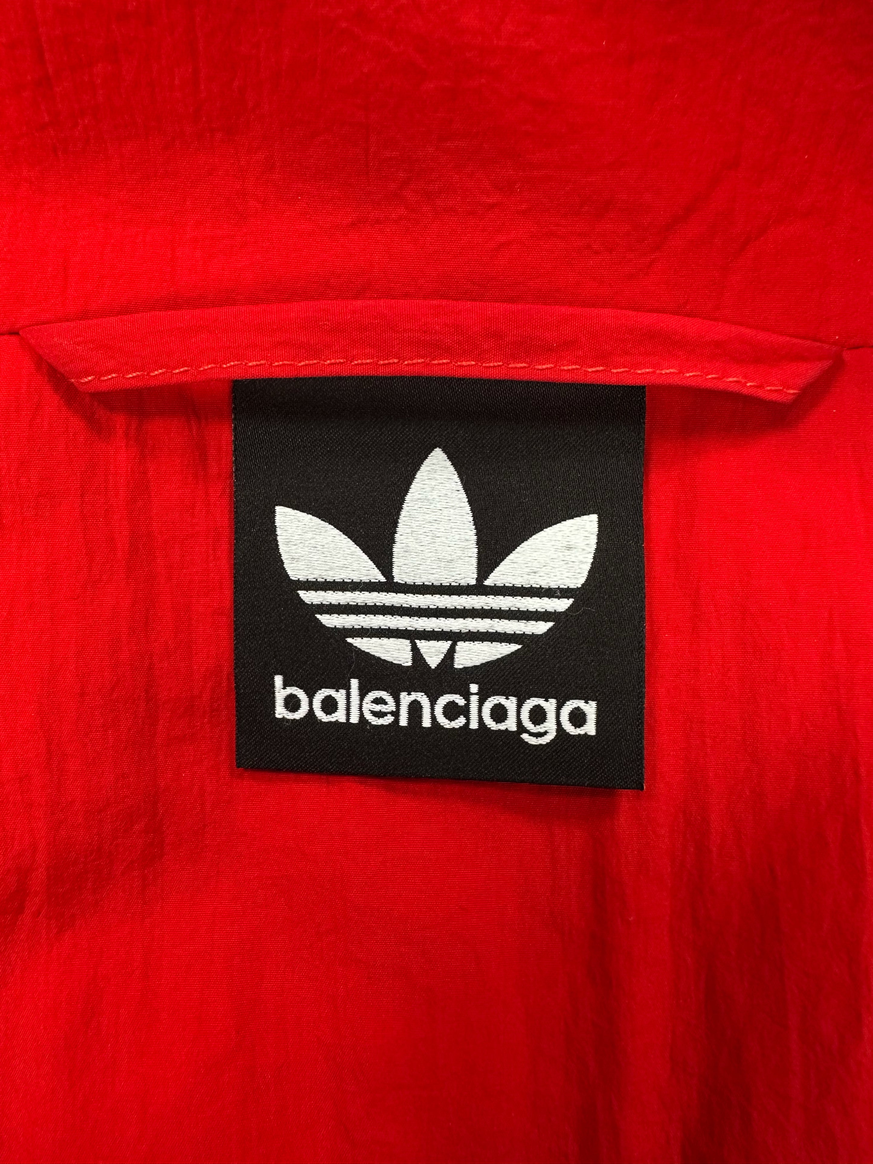 SS23 Balenciaga x Adidas ‘Three Stripe’ Red Track Jacket