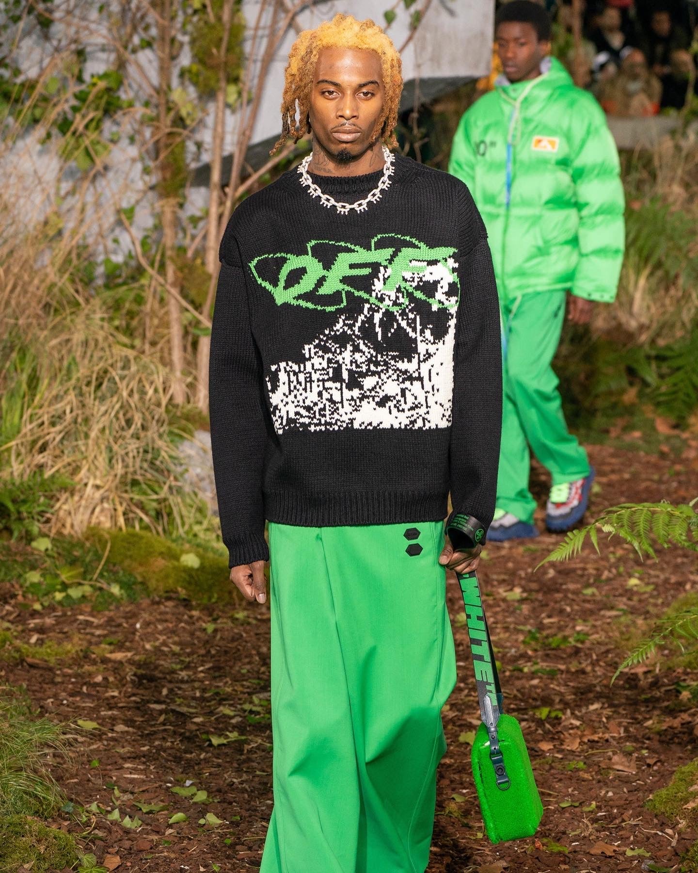 FW19 Off-White ‘Factory’ Heavy Weight Wool Knitted Sweater