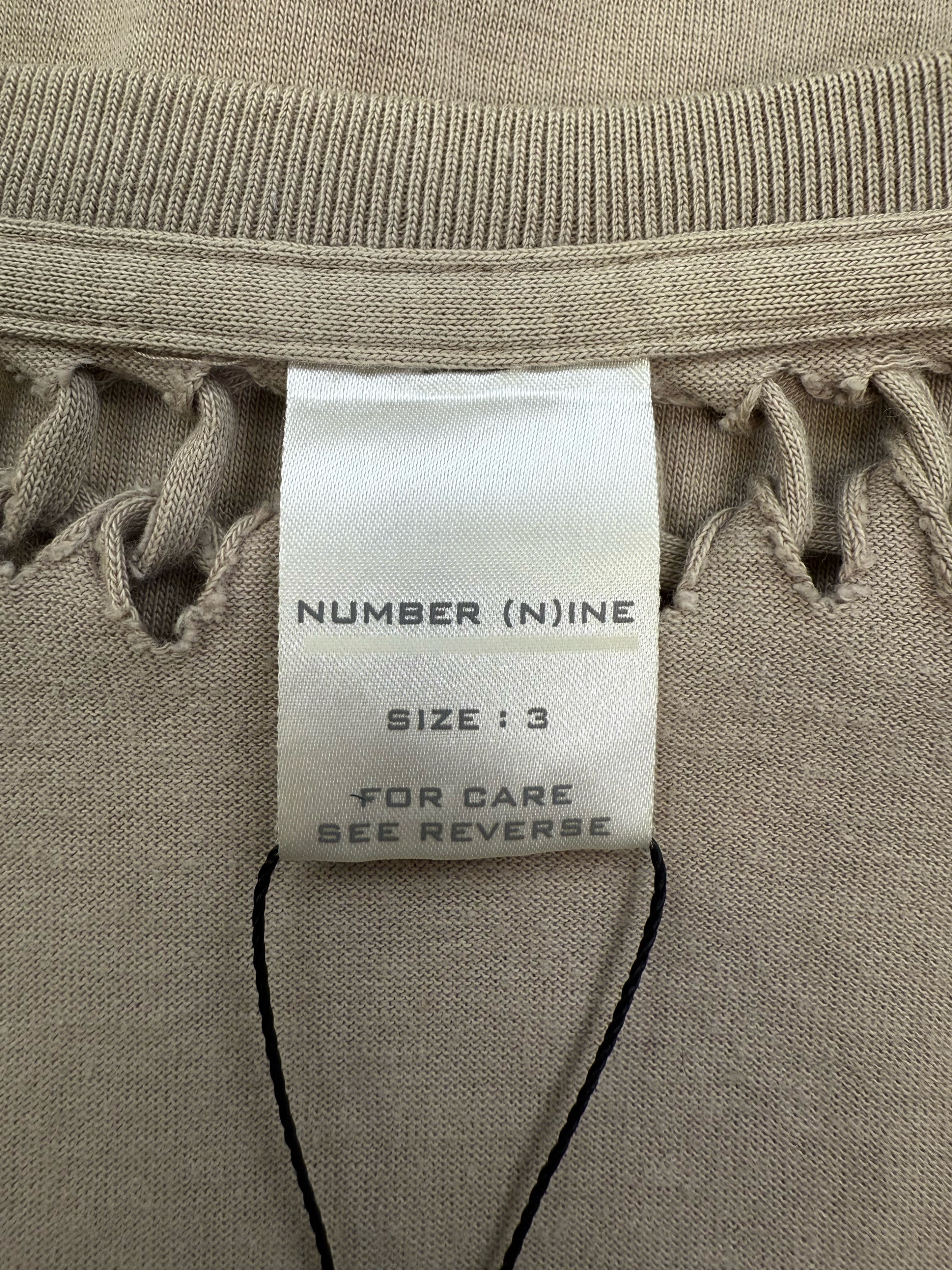 00s Number (N)ine Beige Rope Braided Long Sleeve