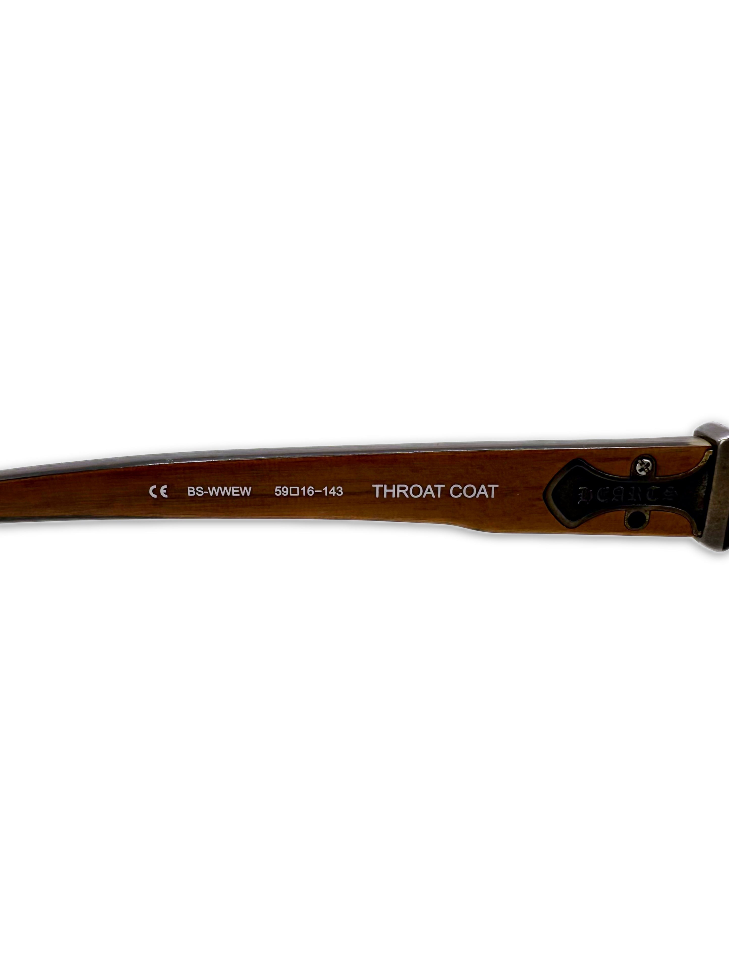 Chrome Hearts ‘Throat Coat’ Wooden Dagger .925 Silver Sunglasses