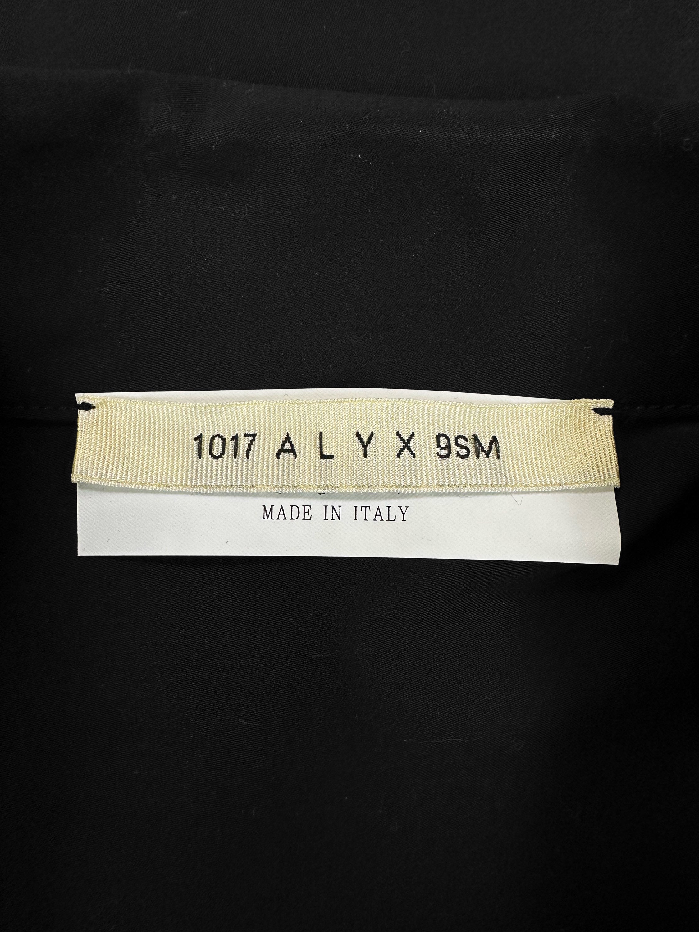 1019 Alyx 9SM x Mark Flood ‘Stardum’ Black Collared Shirt
