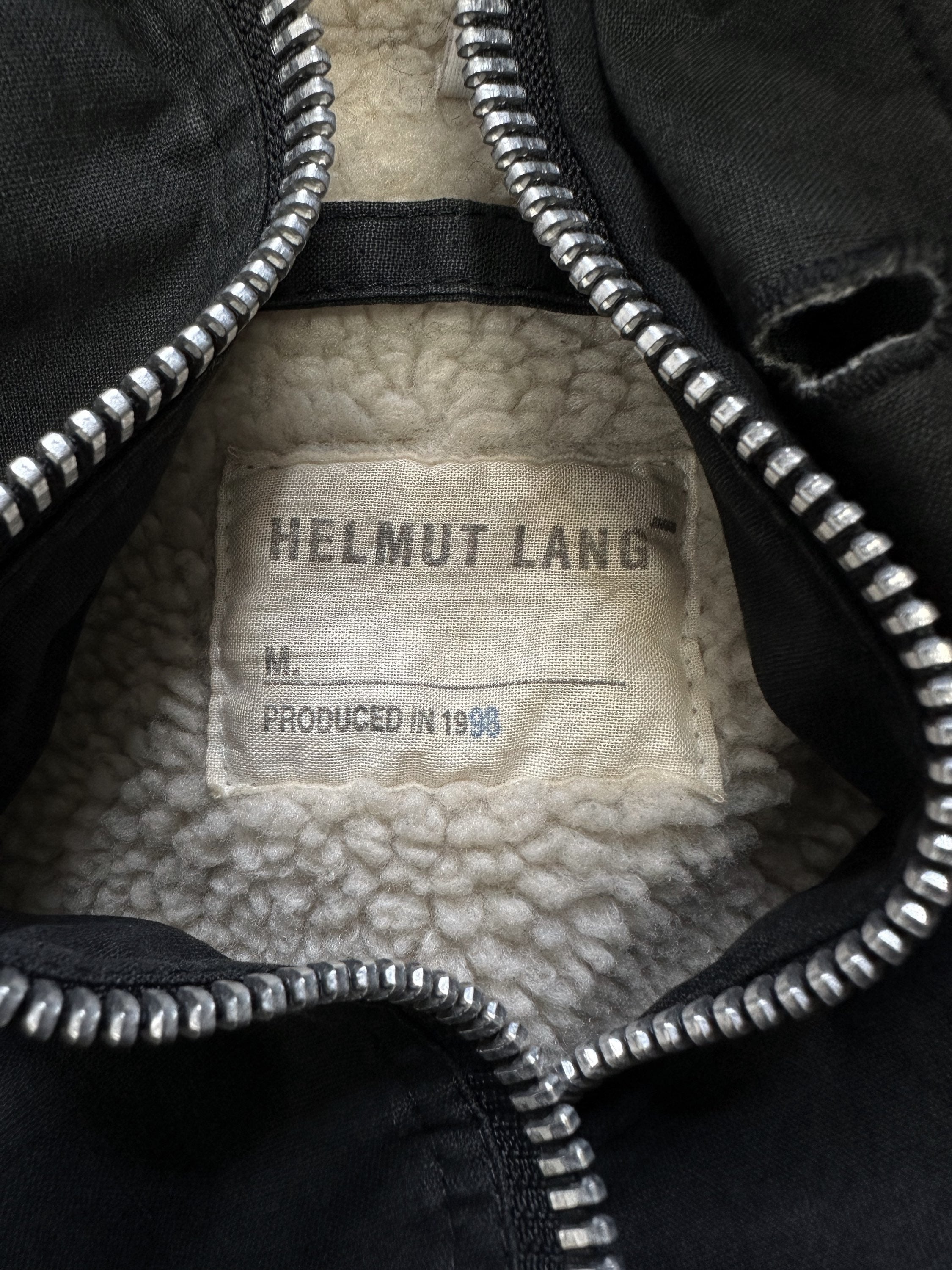 AW98 Helmut Lang ‘Shearling’ Lined Heavy Weight Trench Coat