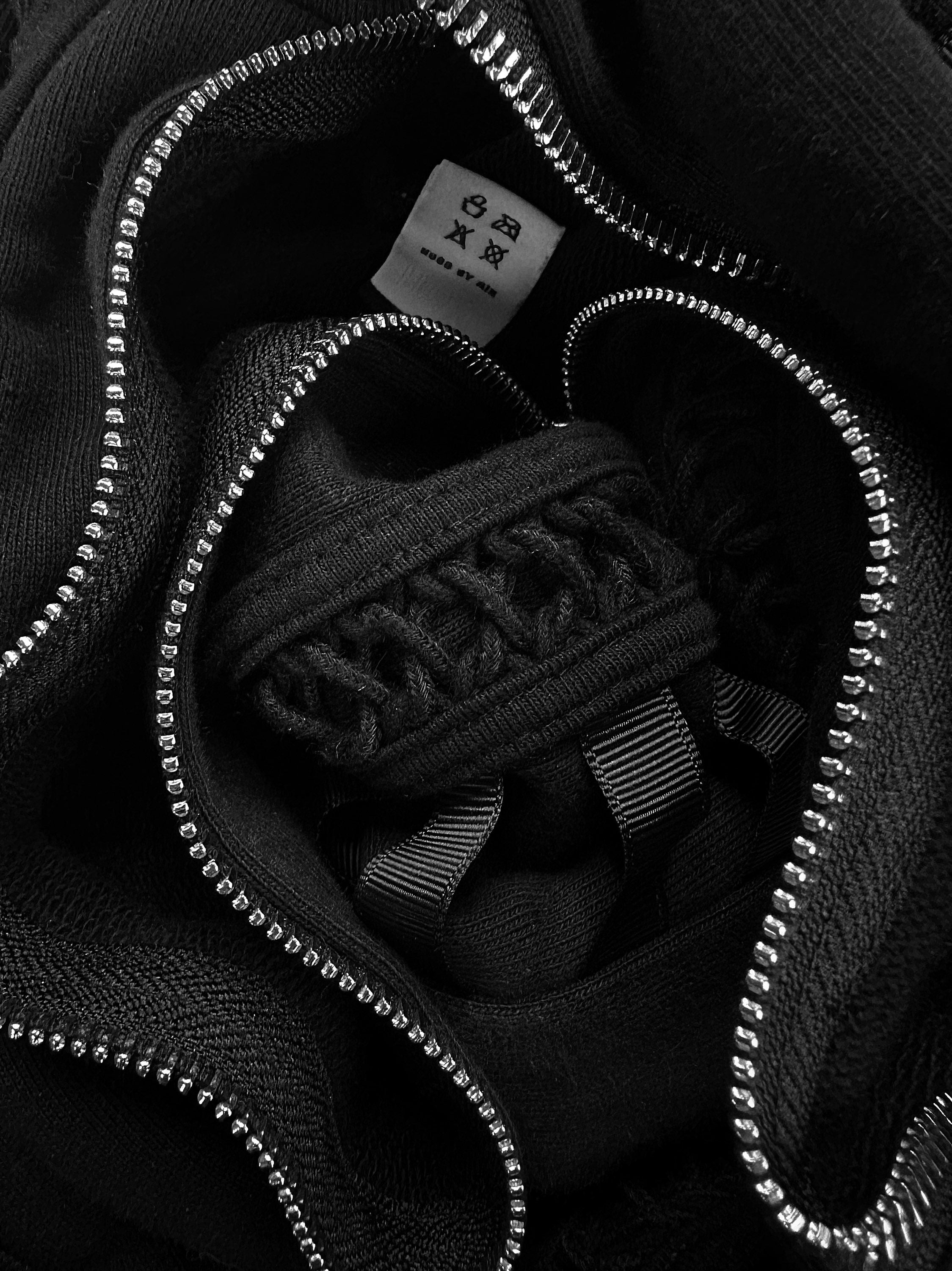 2010s Hood By Air ‘Exoskeleton’ Bondage 3D Back-Zip Crewneck
