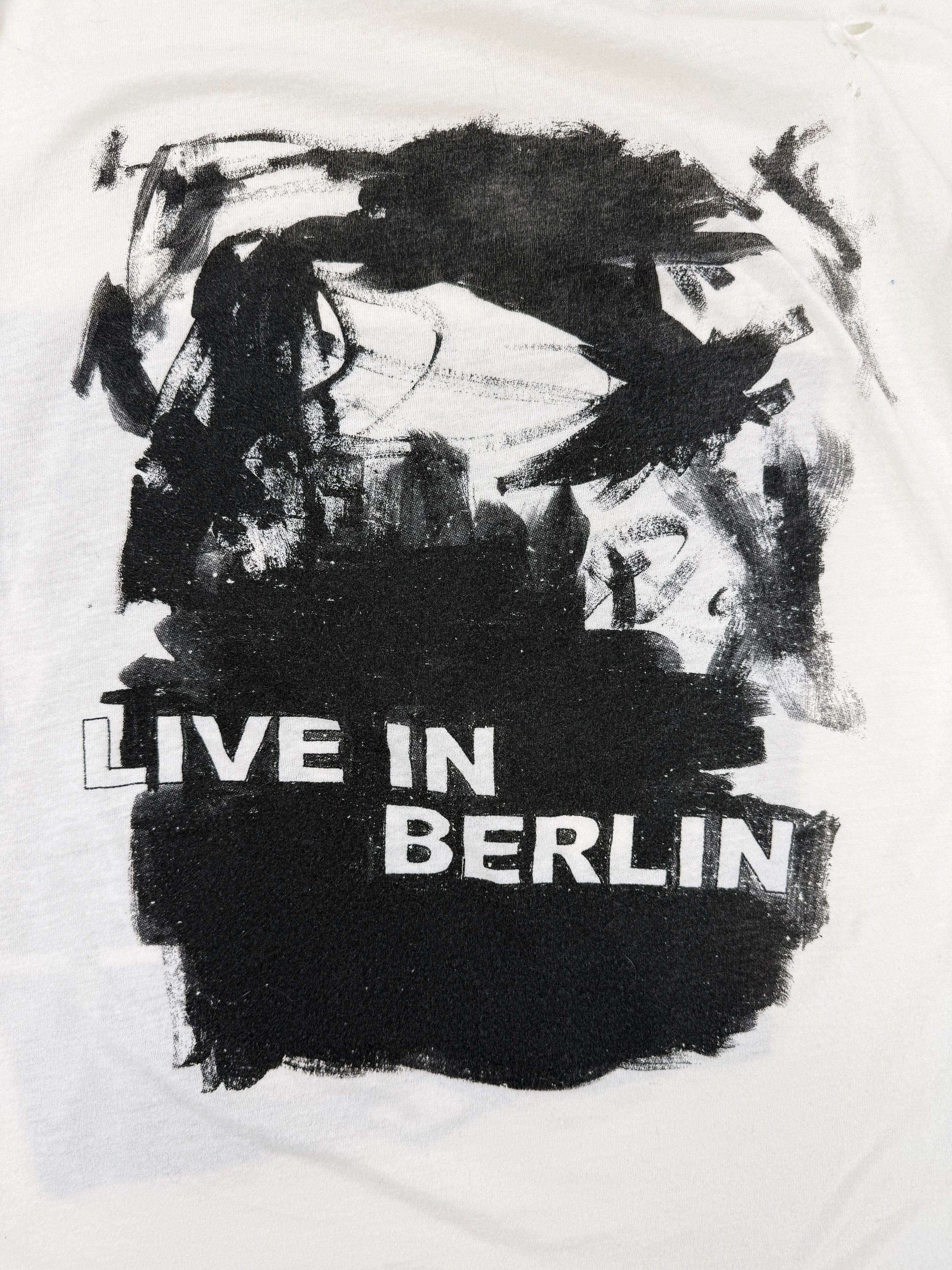 Enfants Riches Deprimes ‘Live in Berlin’ White Graphic T-Shirt