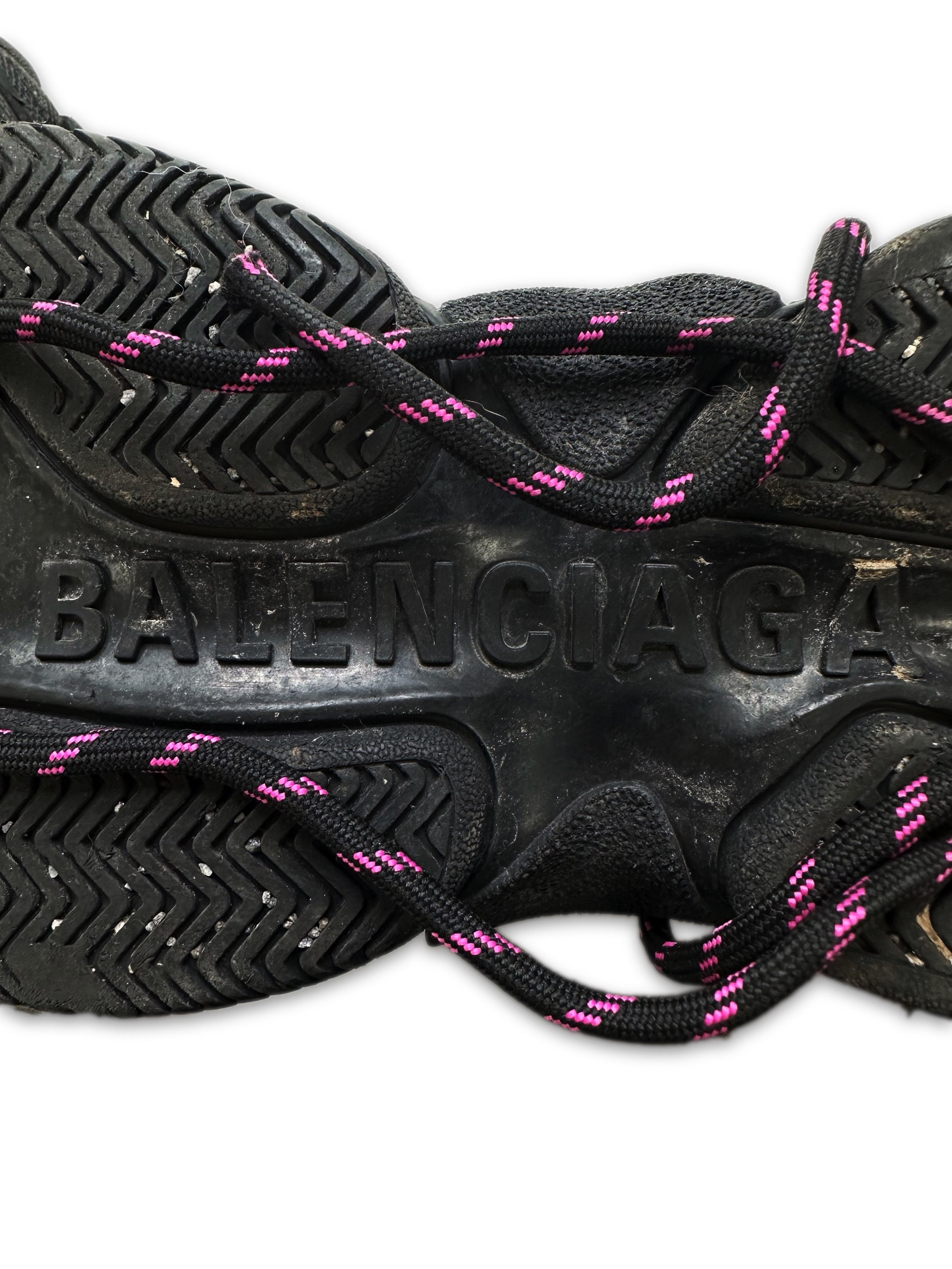 Balenciaga ‘Triple S’ Two Tone Monogram Chunky Sneakers