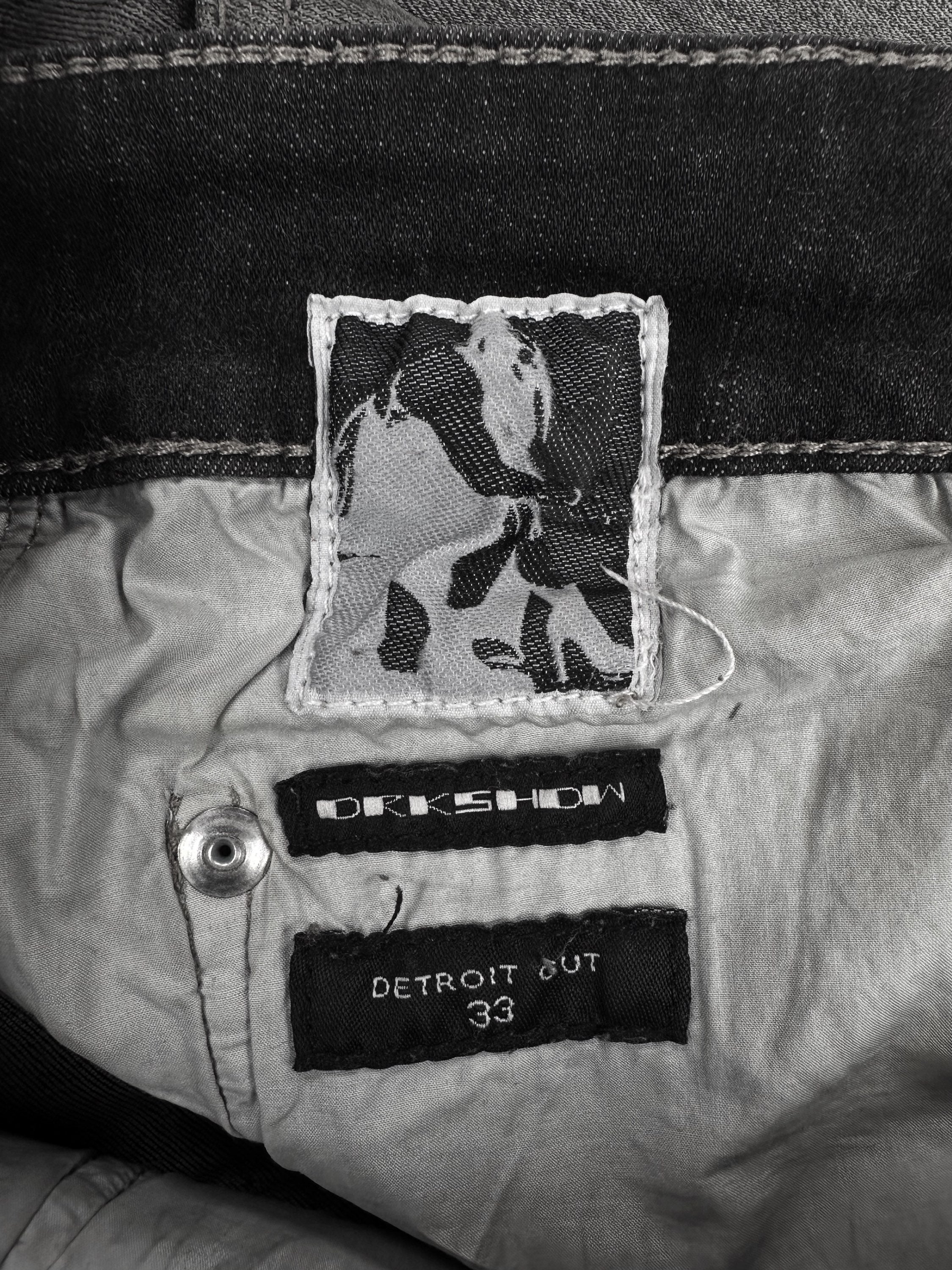 Rick Owens Mineral Wash ‘Detroit’ Cut Denim