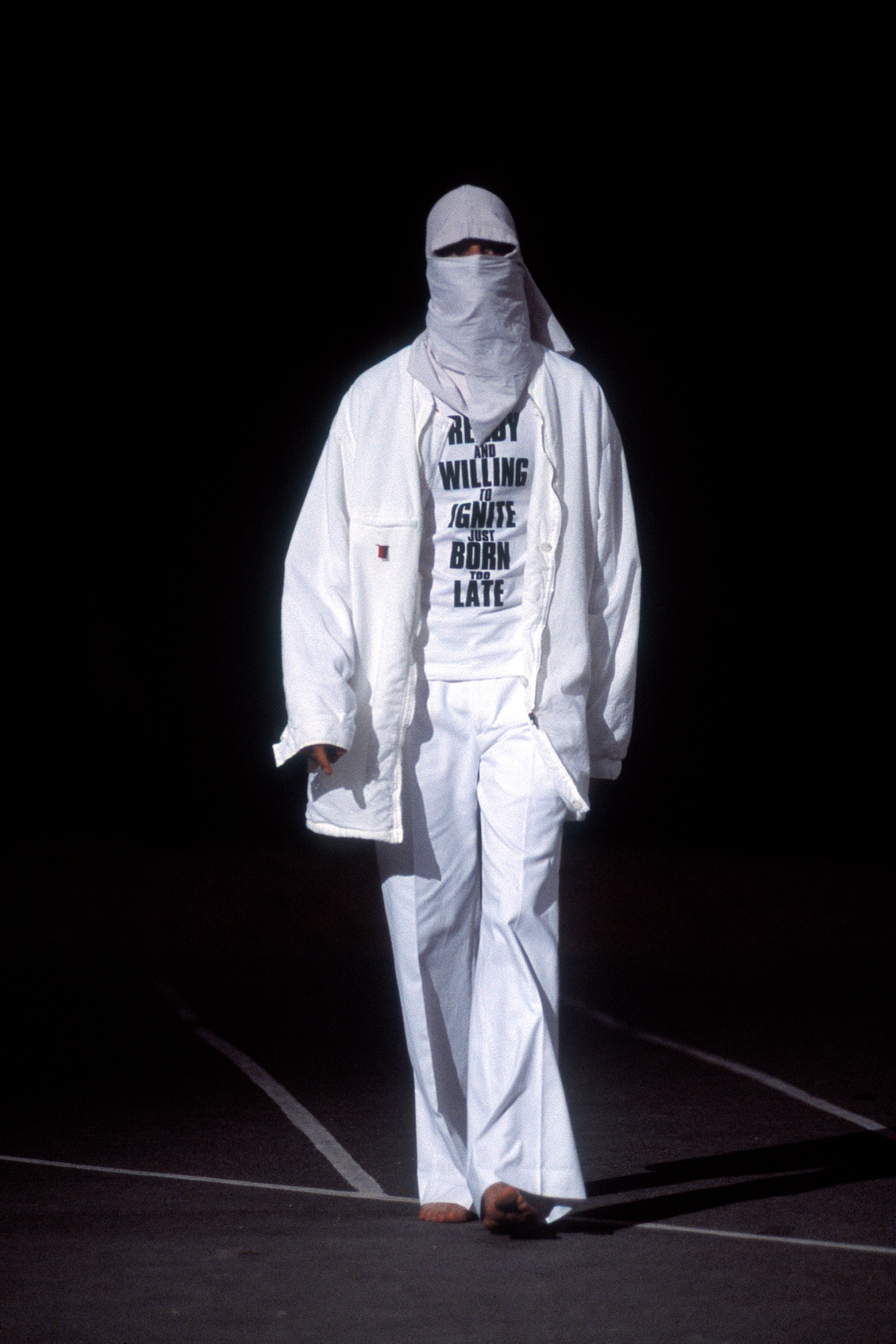 SS02 Raf Simons Fear Generation “Ready to Ignite” Graphic T-Shirt