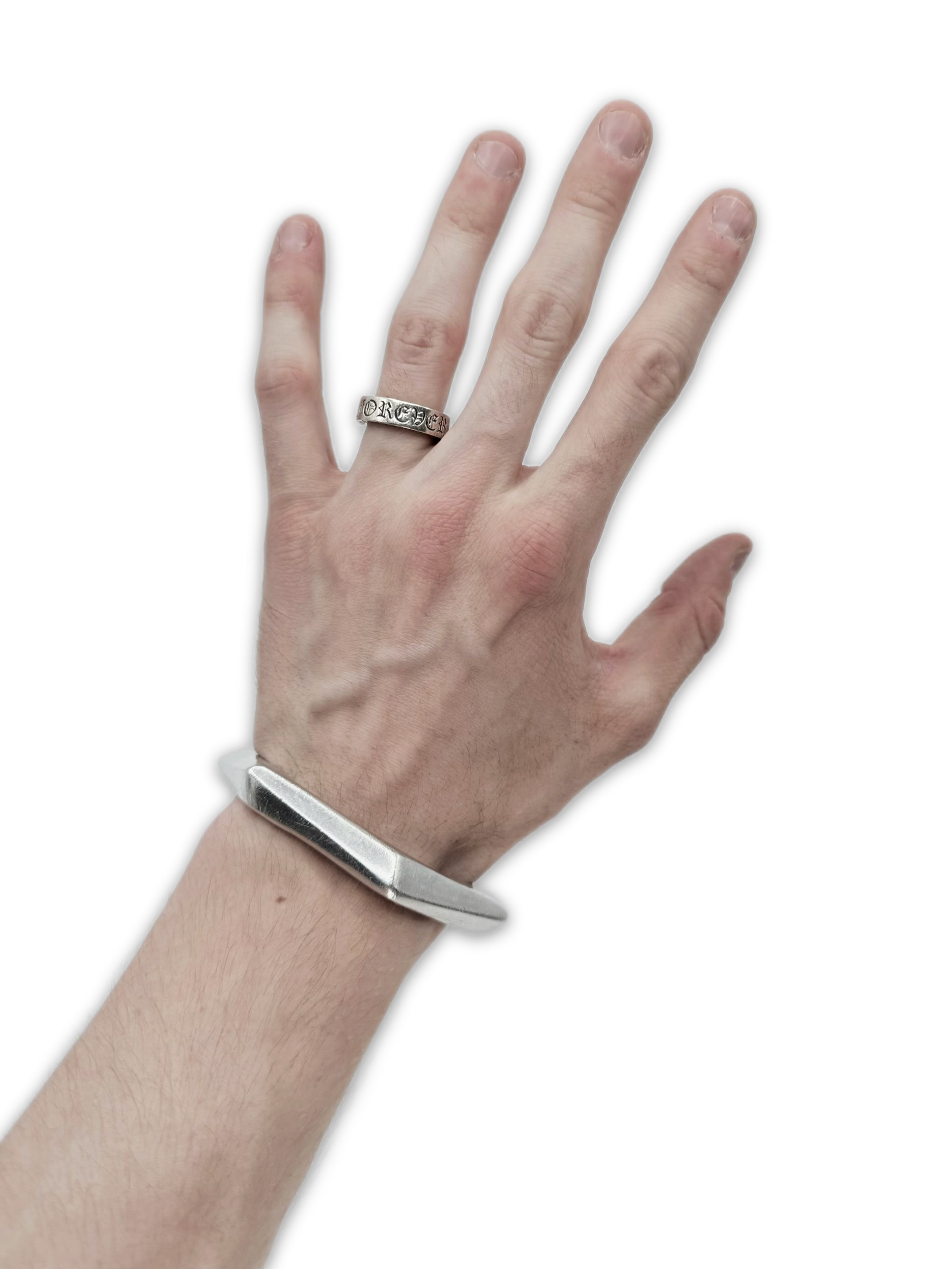 Chrome Hearts ‘Forever’ .925 Silver Etched Ring