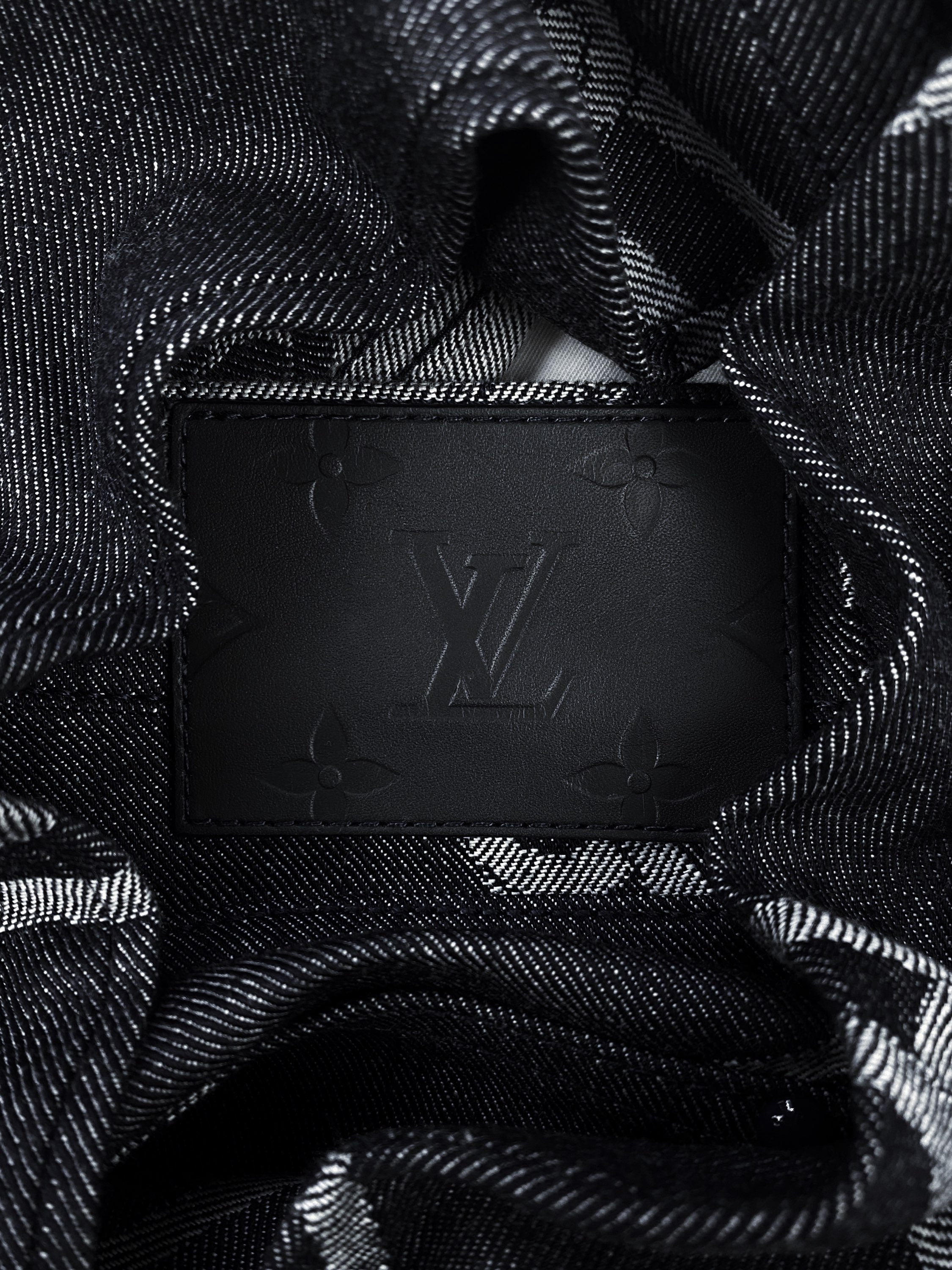 SS20 Louis Vuitton by Virgil Abloh ‘Chain’ Woven Charcoal Denim