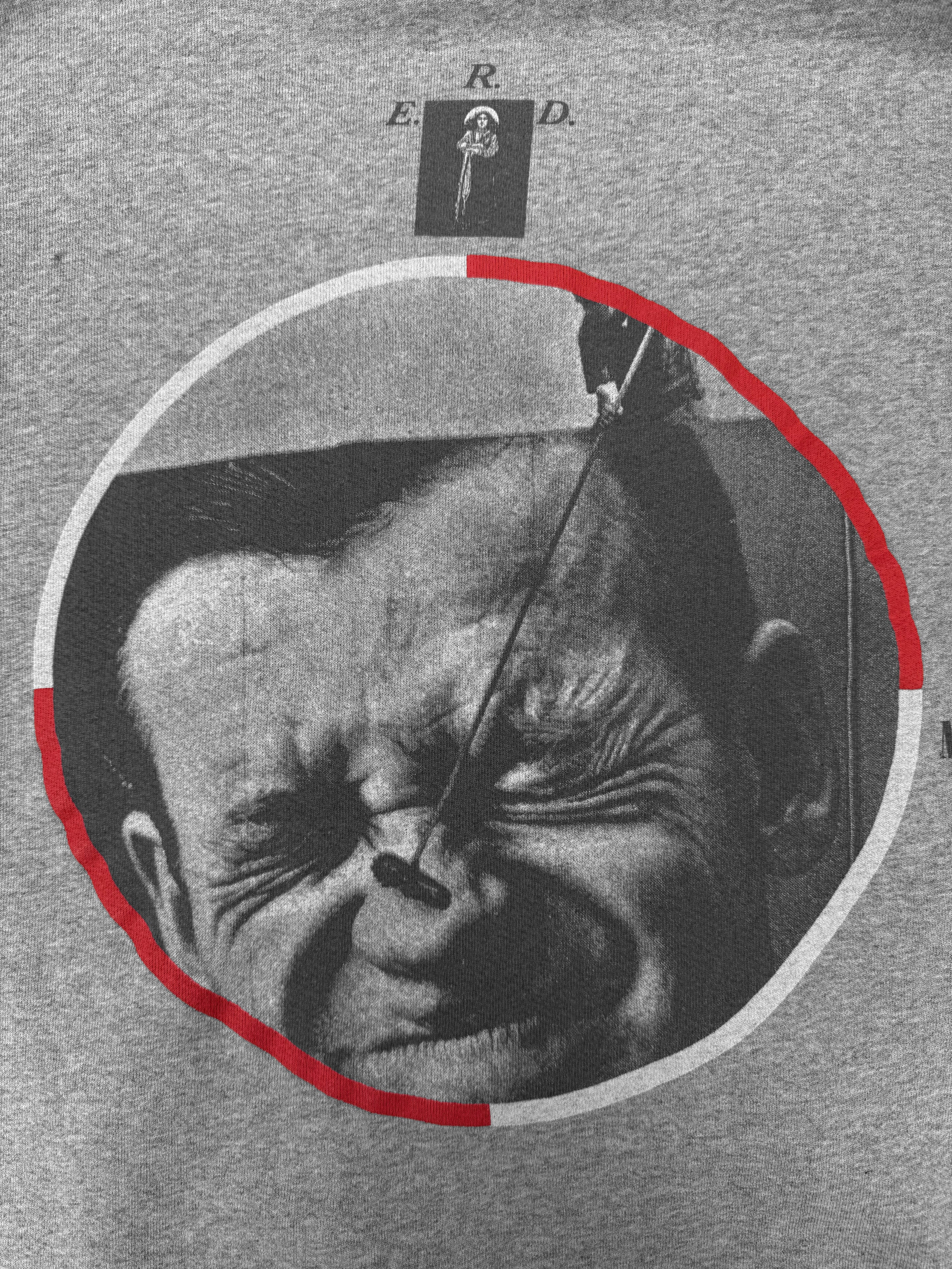Enfants Riches Deprimes ‘Broom Chain Face’ Heather Grey Hoodie