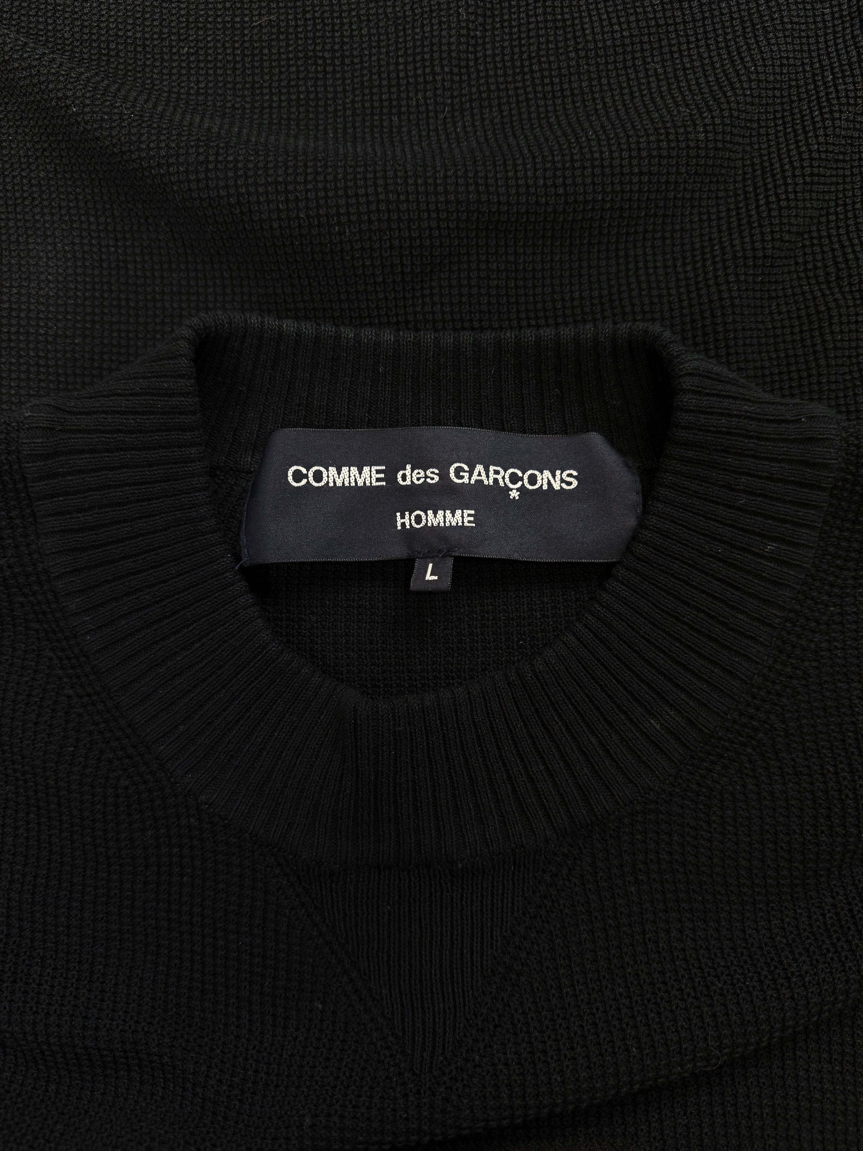 Comme des Garçons Homme Chest Logo Knitted Sweater