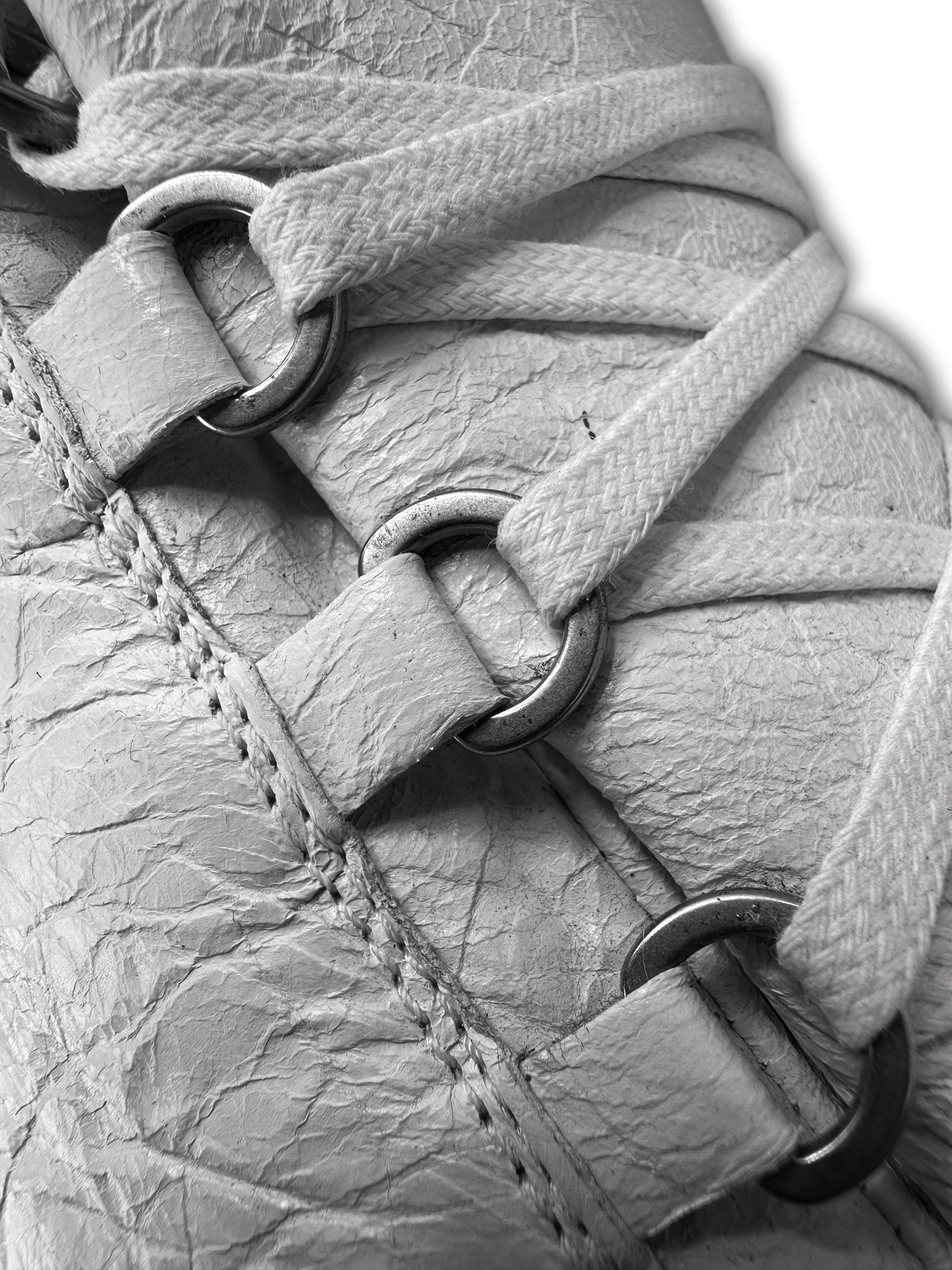 00s Balenciaga Paris ‘Arena’ White Leather Low-top Sneakers