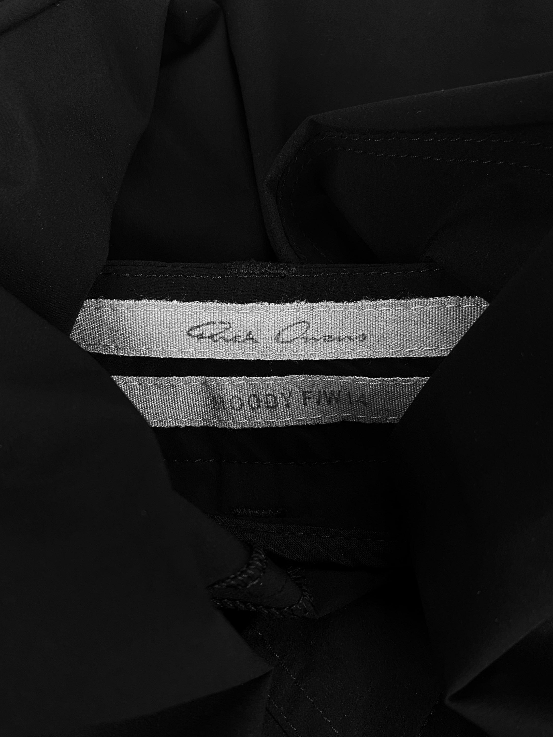 AW14 Rick Owens ‘Moody’ Aircut Side-zip Cropped Trousers
