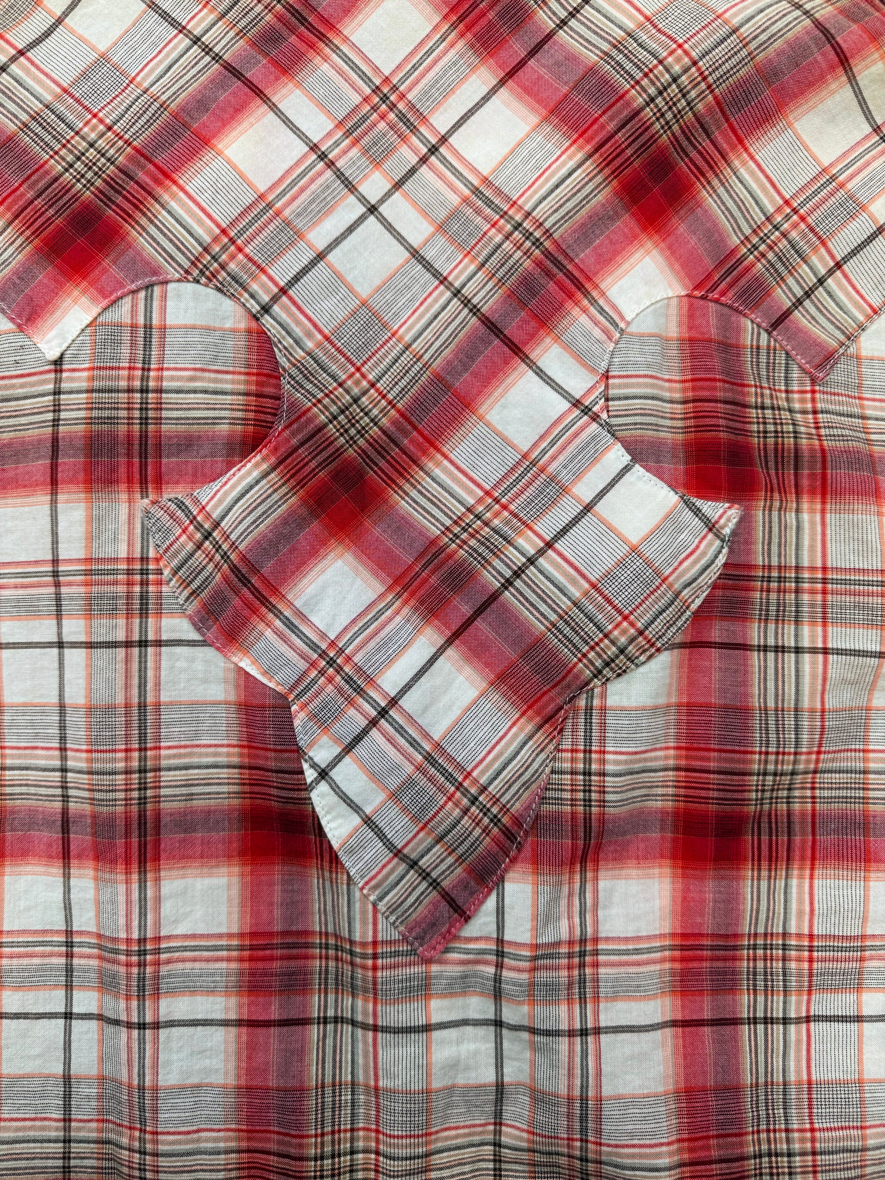 Chrome Hearts Large Cross Patch Leather Button Up Flannel