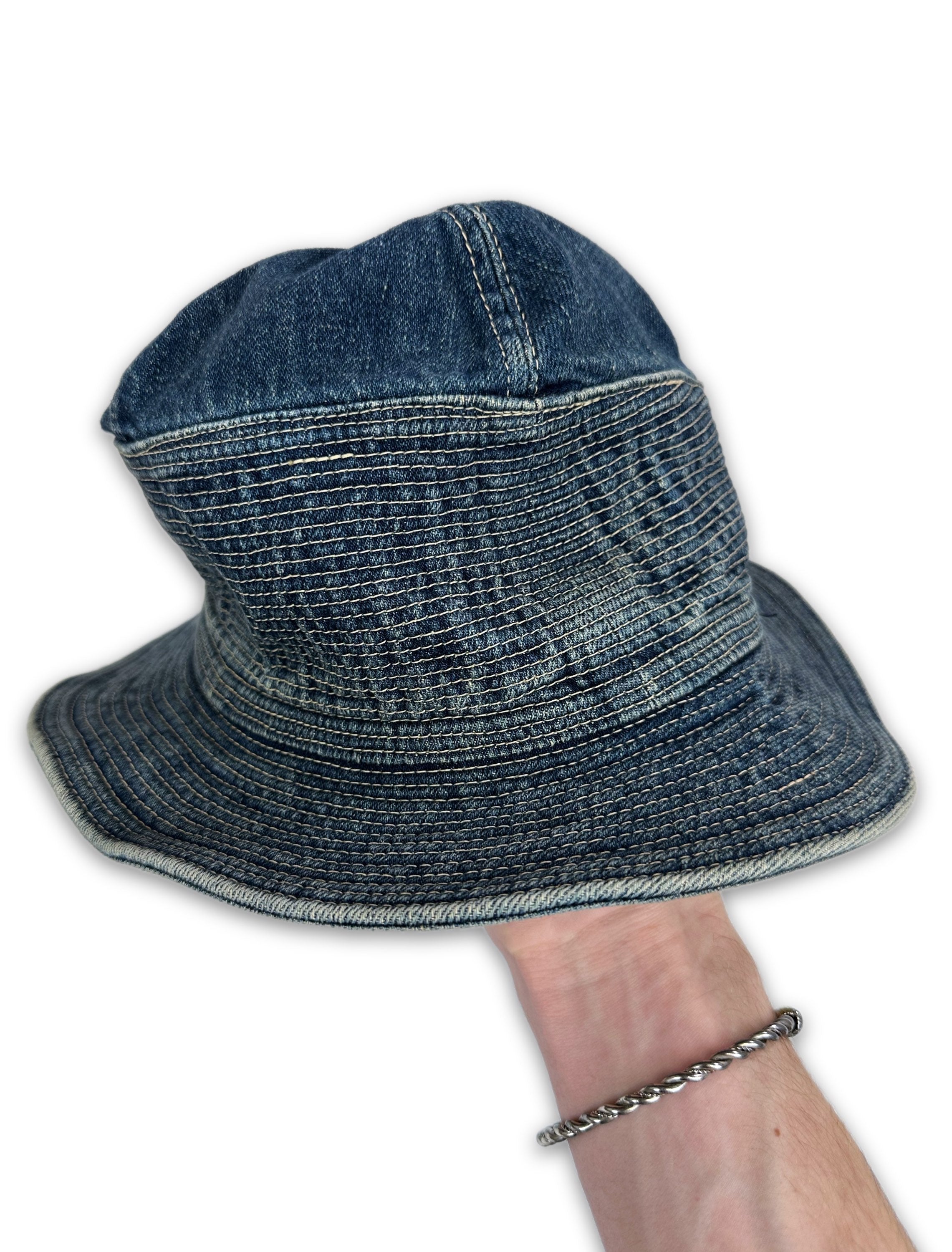 Kapital ‘Old Man & the Sea’ Denim Reworked Bucket Hat