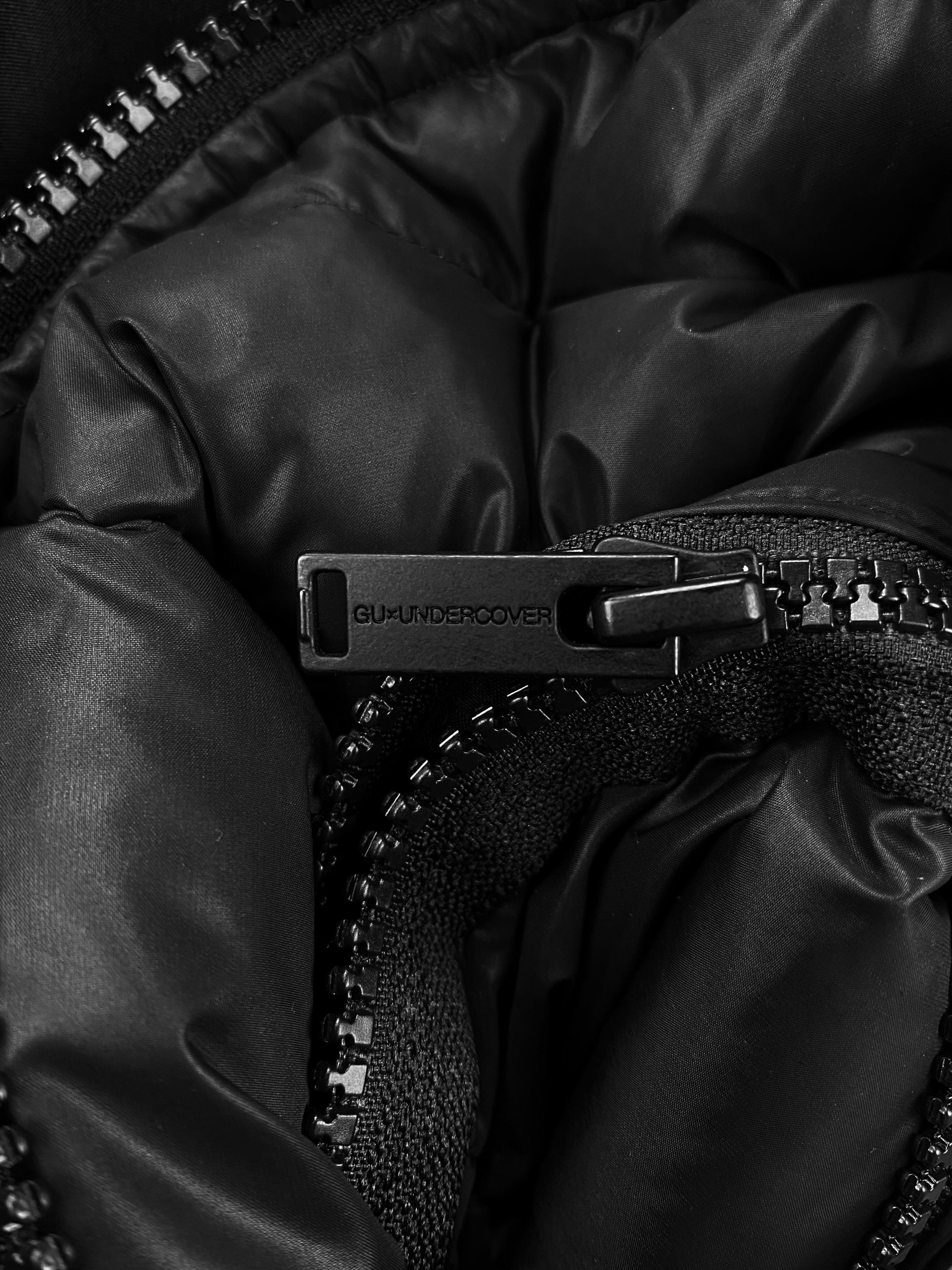 Undercover ‘Freedom’ Black Down-fill Hooded Puffer Jacket