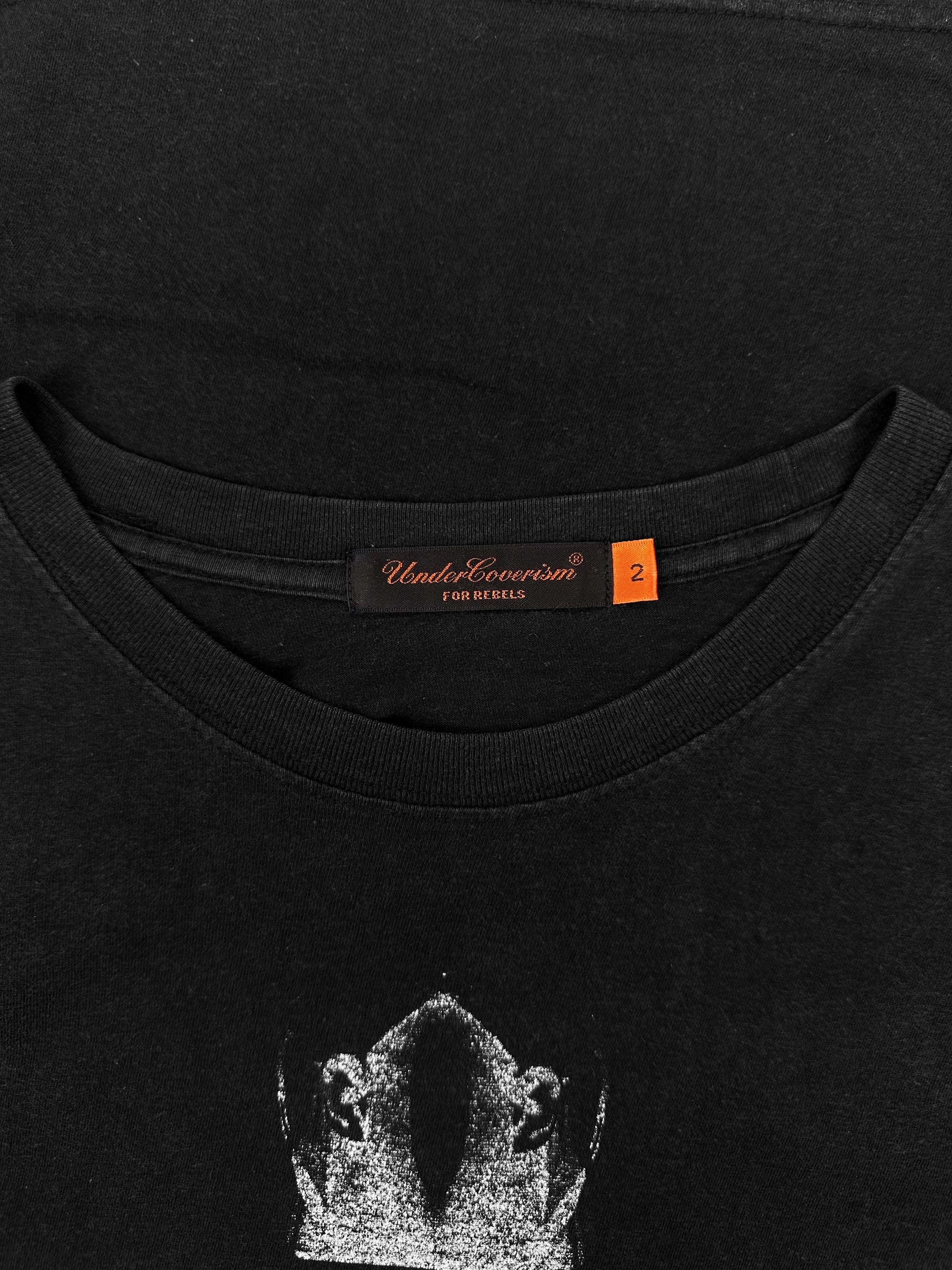 00s Undercover ‘Anarchy is Key’ Black Graphic T-Shirt