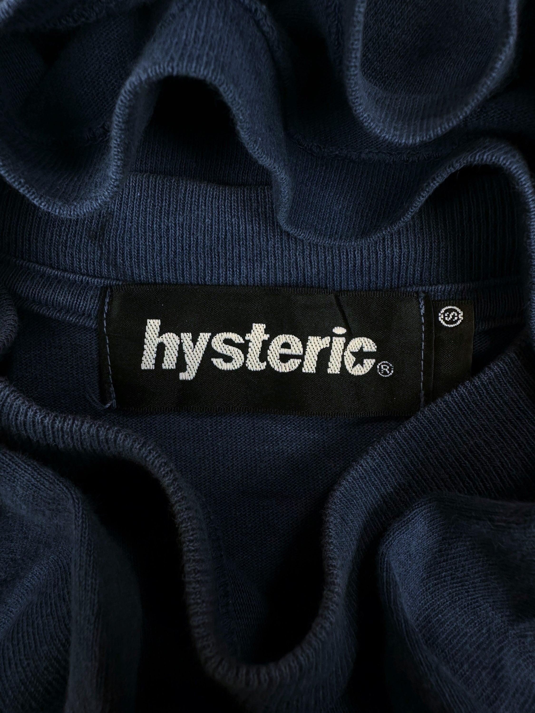 00s Hysteric Glamour ‘Heavy Metal’ Navy Blue T-Shirt