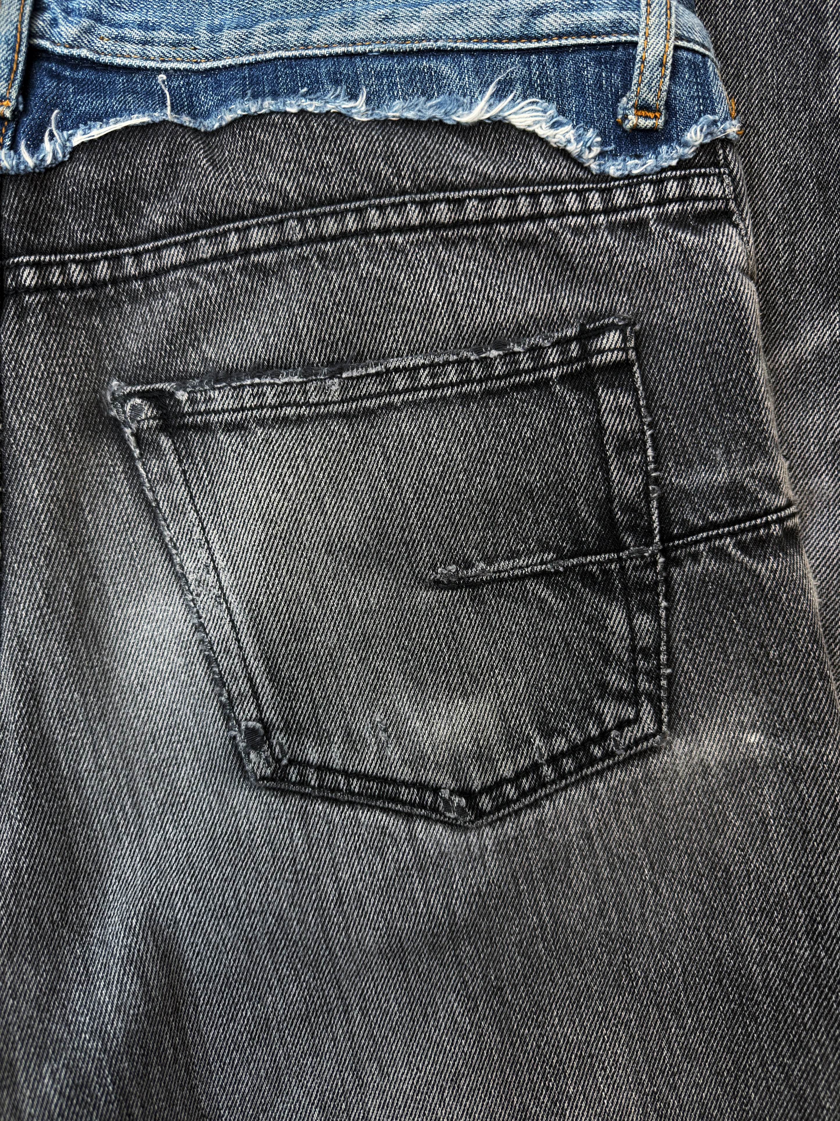 AW06 Dior Homme ‘These Grey Days’ Cummerbund Hedi Slimane Jeans