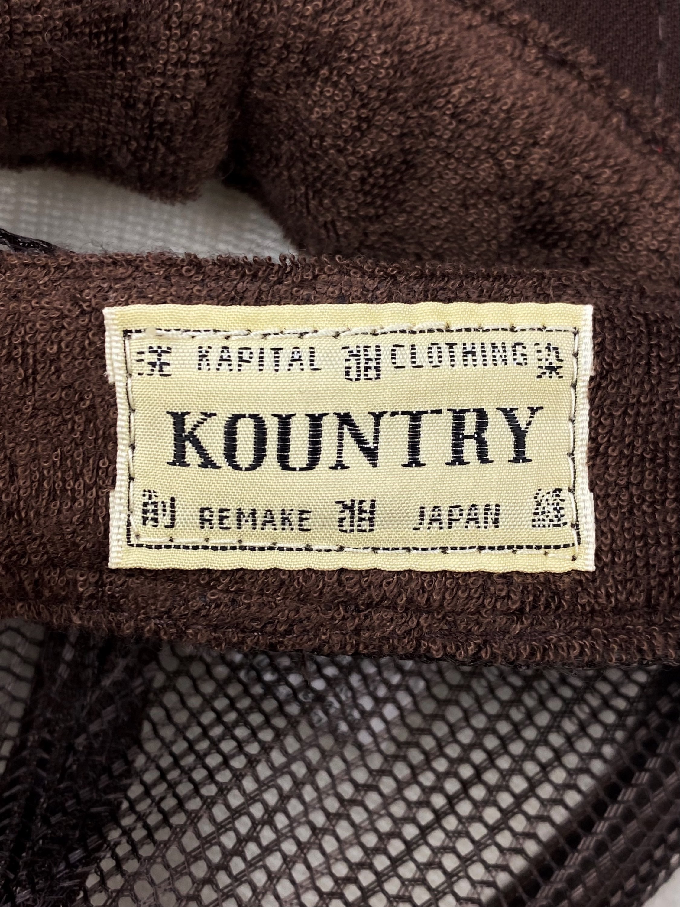 SS23 Kapital Kountry Two Tone Graphic Mesh Trucker Hat