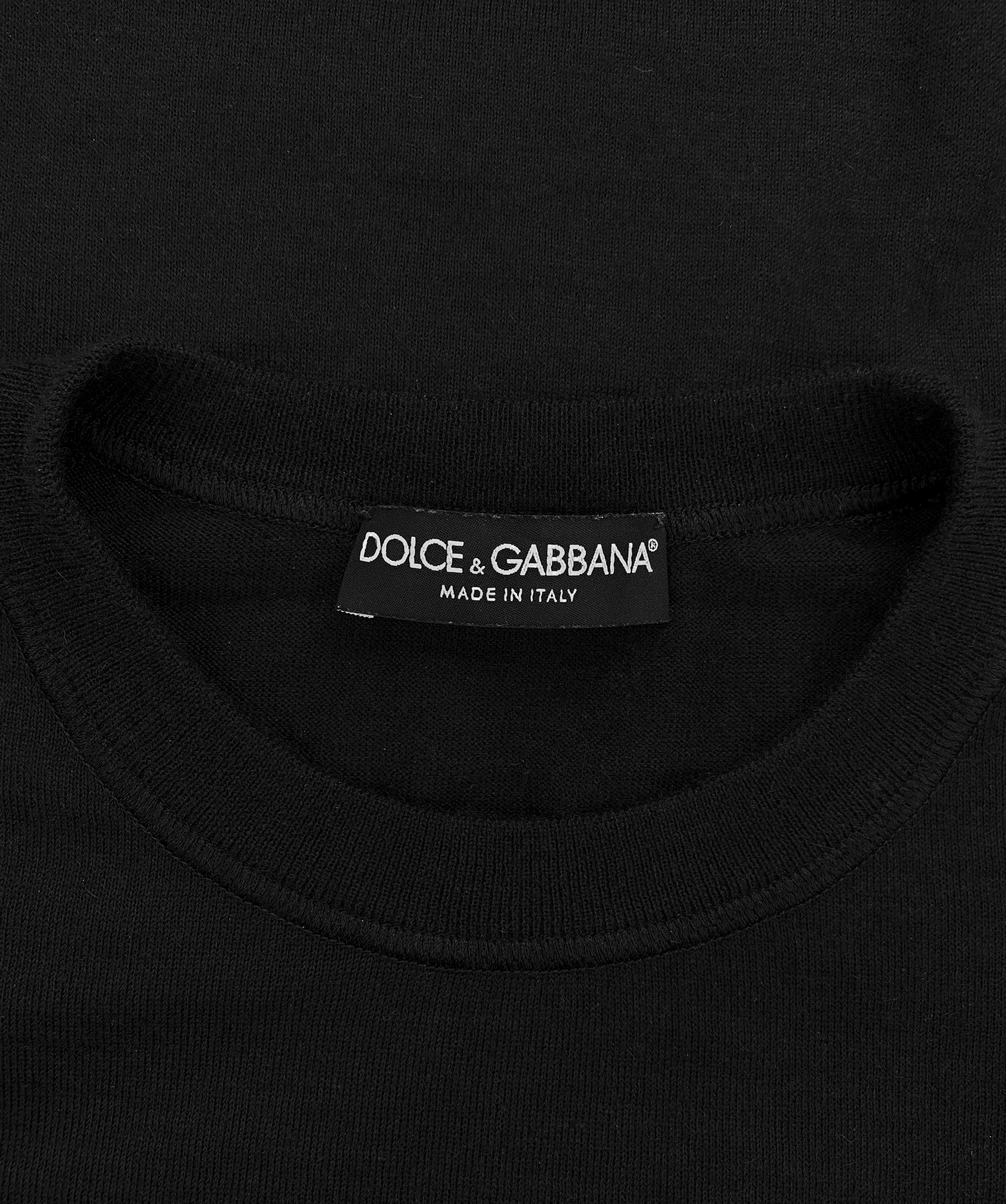 AW09 Dolce & Gabbana Cashmere Pistol Knitted Sweater