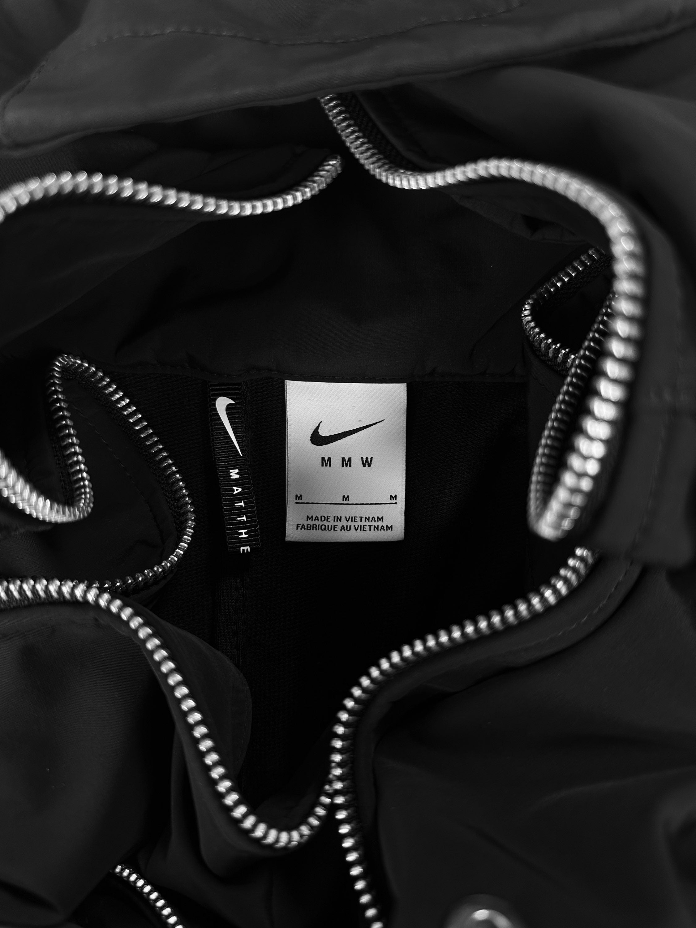 Matthew Williams x Nike MMW ‘U NRG’ Masked Hood Black Jacket