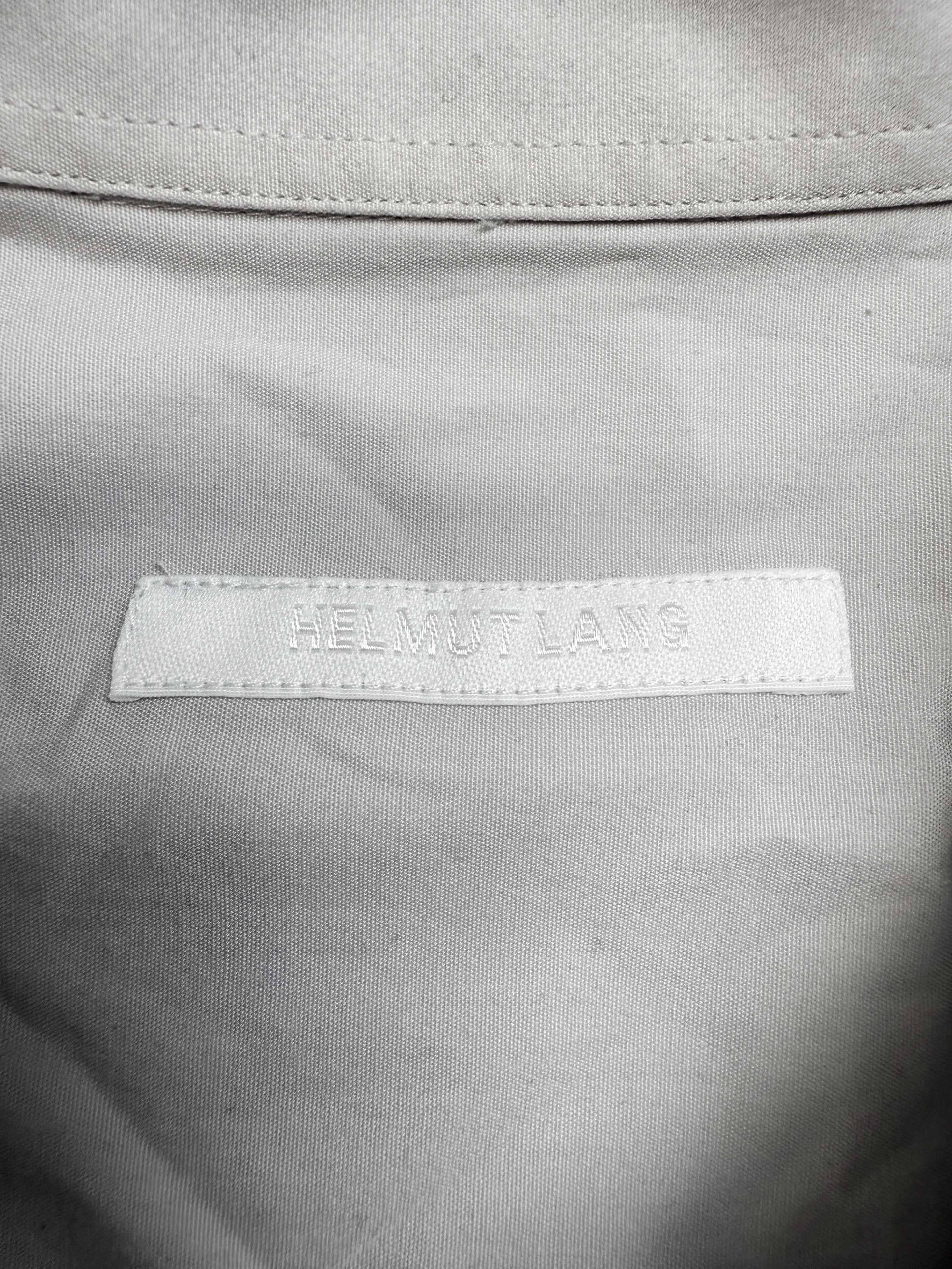 SS03 Helmut Lang Bondage Strap Button Up Shirt