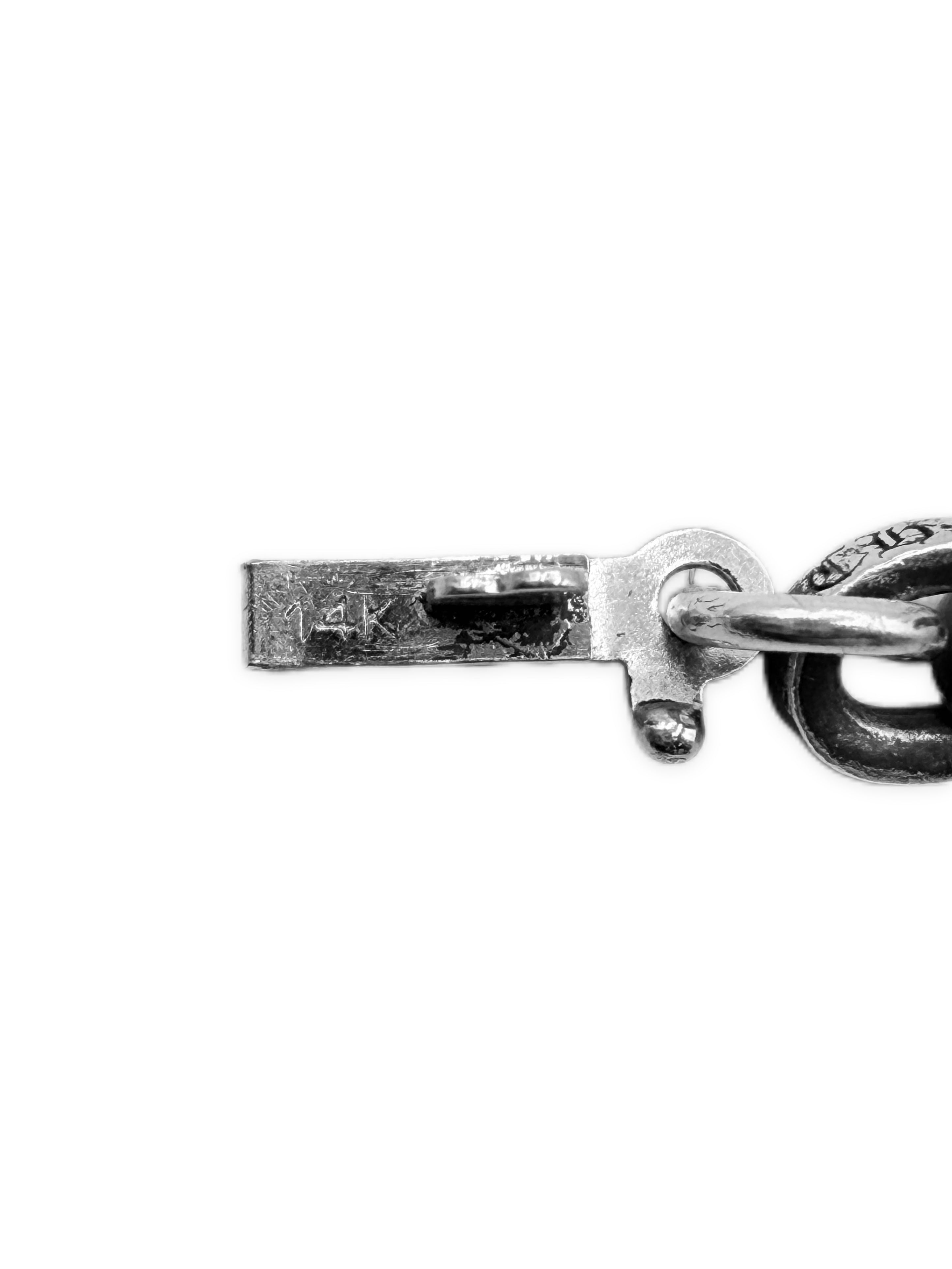 Chrome Hearts 20 in .925 Silver Paper Chain Necklace